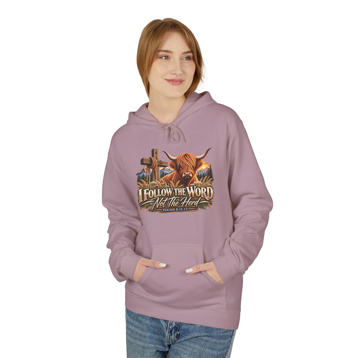 "Follow the Word Not the Herd" Christian Unisex Hoodie
