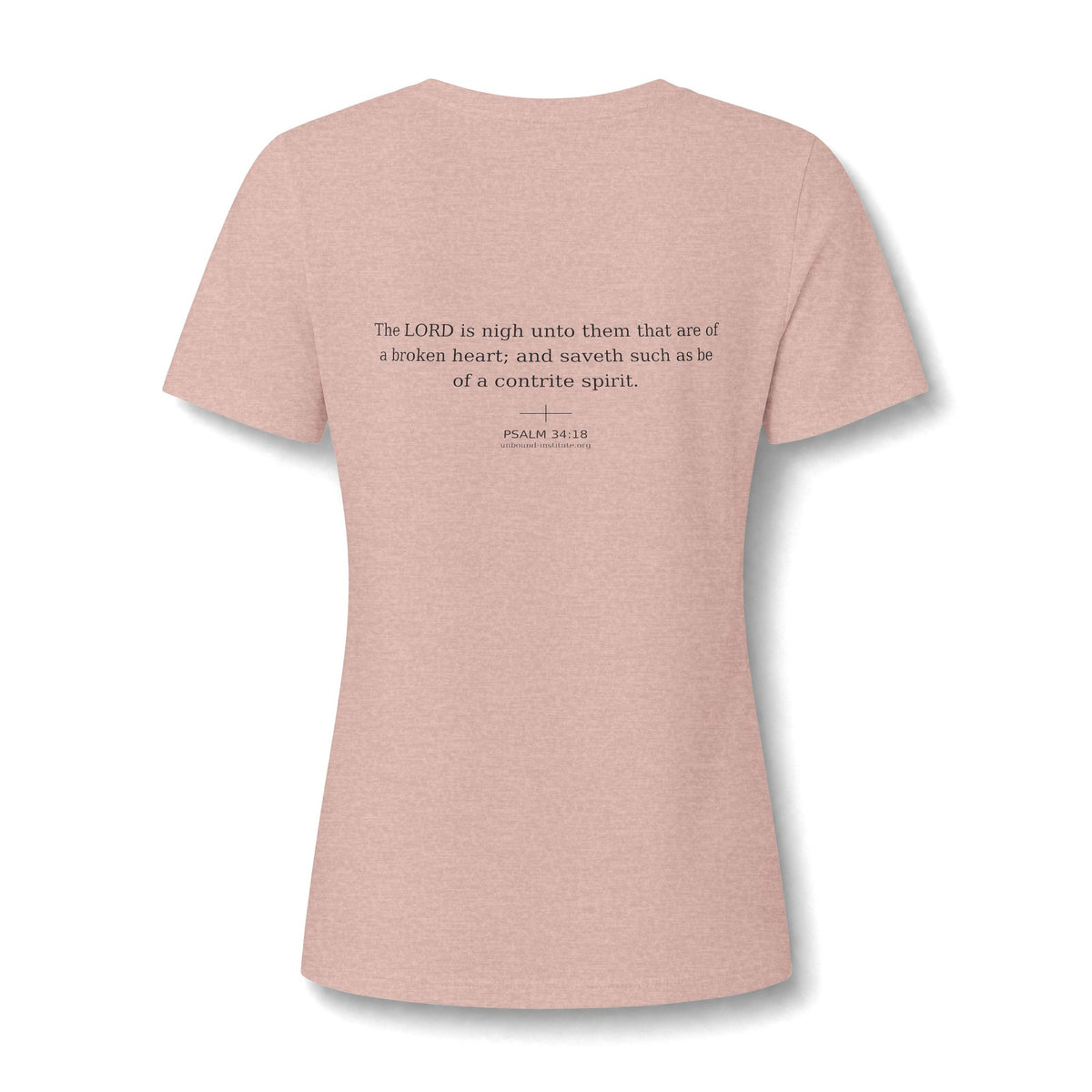 RESTORED. Inspirational Women's V-Neck Tee
