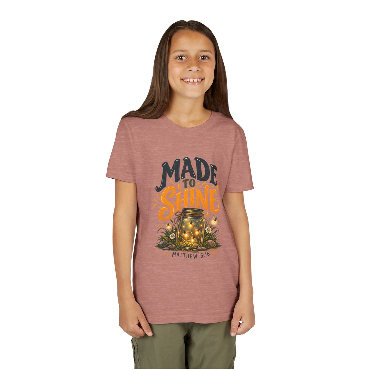 Made to Shine Matthew 5:16 Youth/Kids T-Shirt