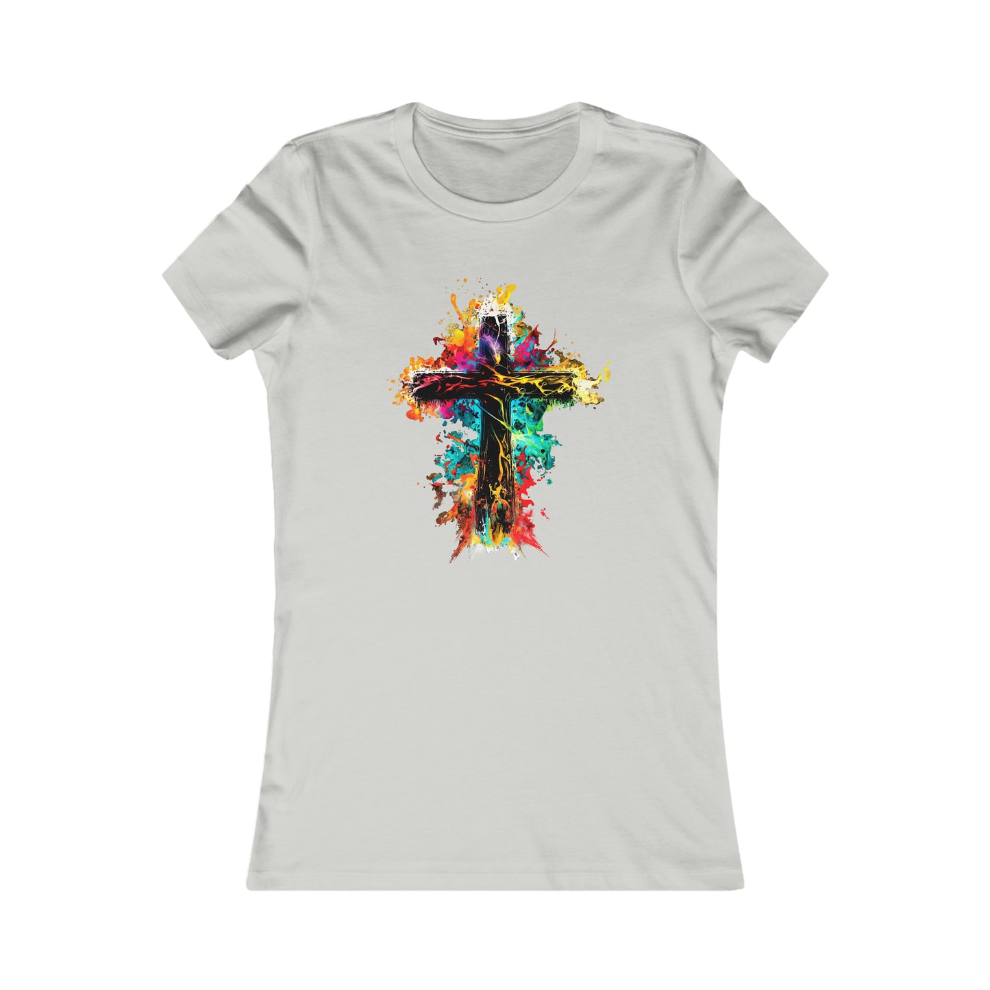 Milti Colored Cross Women's Favorite Tee