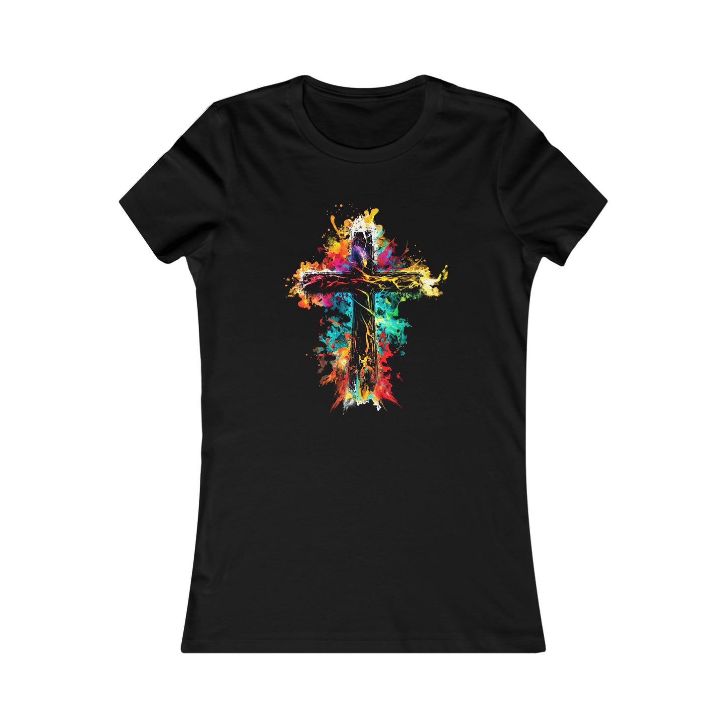 Milti Colored Cross Women's Favorite Tee