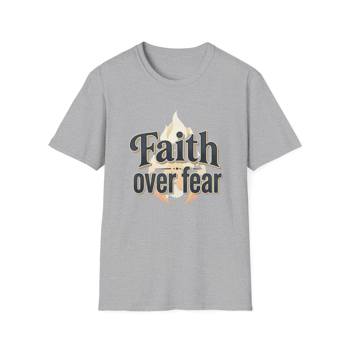 Faith Over Fear Inspirational Christian T-Shirt