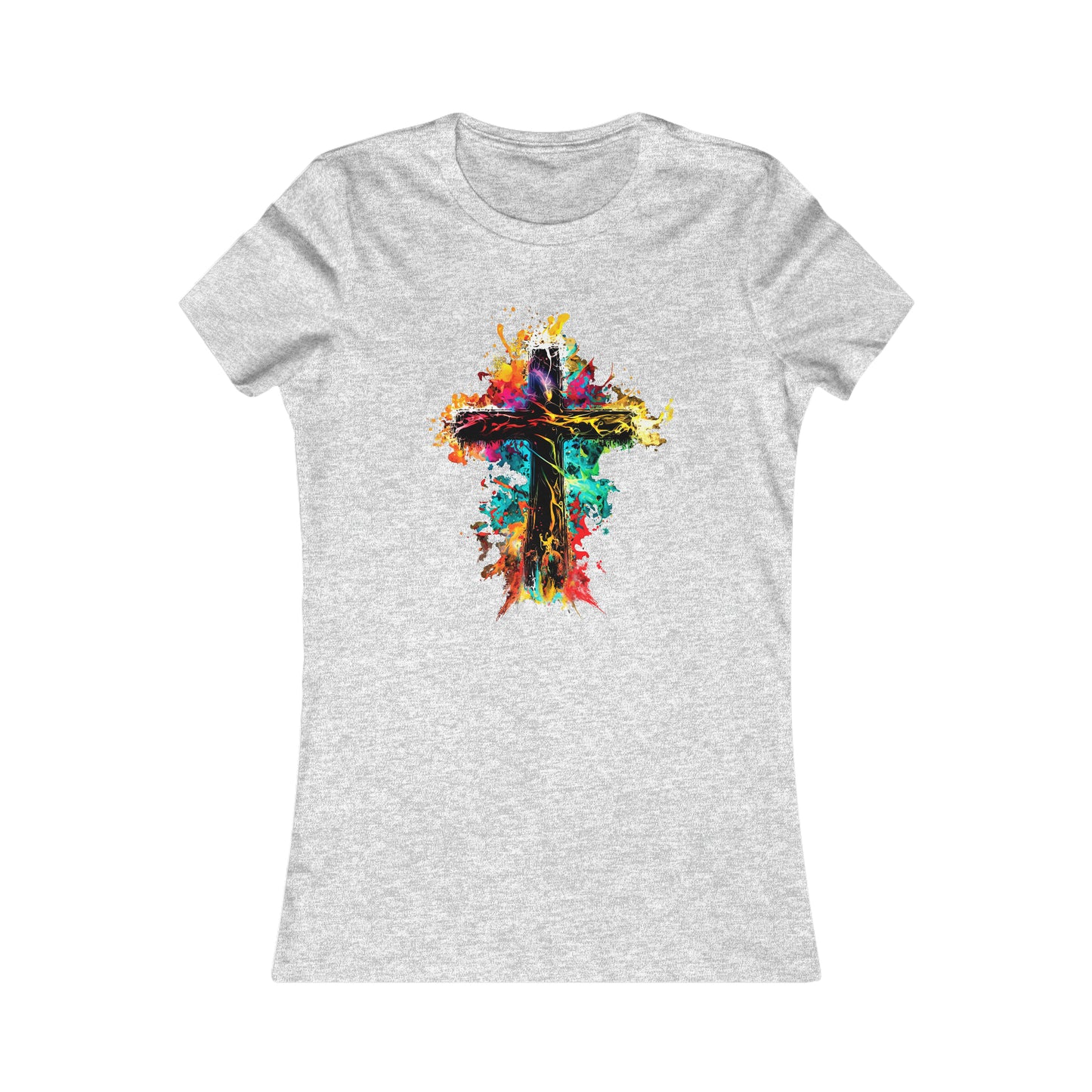 Milti Colored Cross Women's Favorite Tee