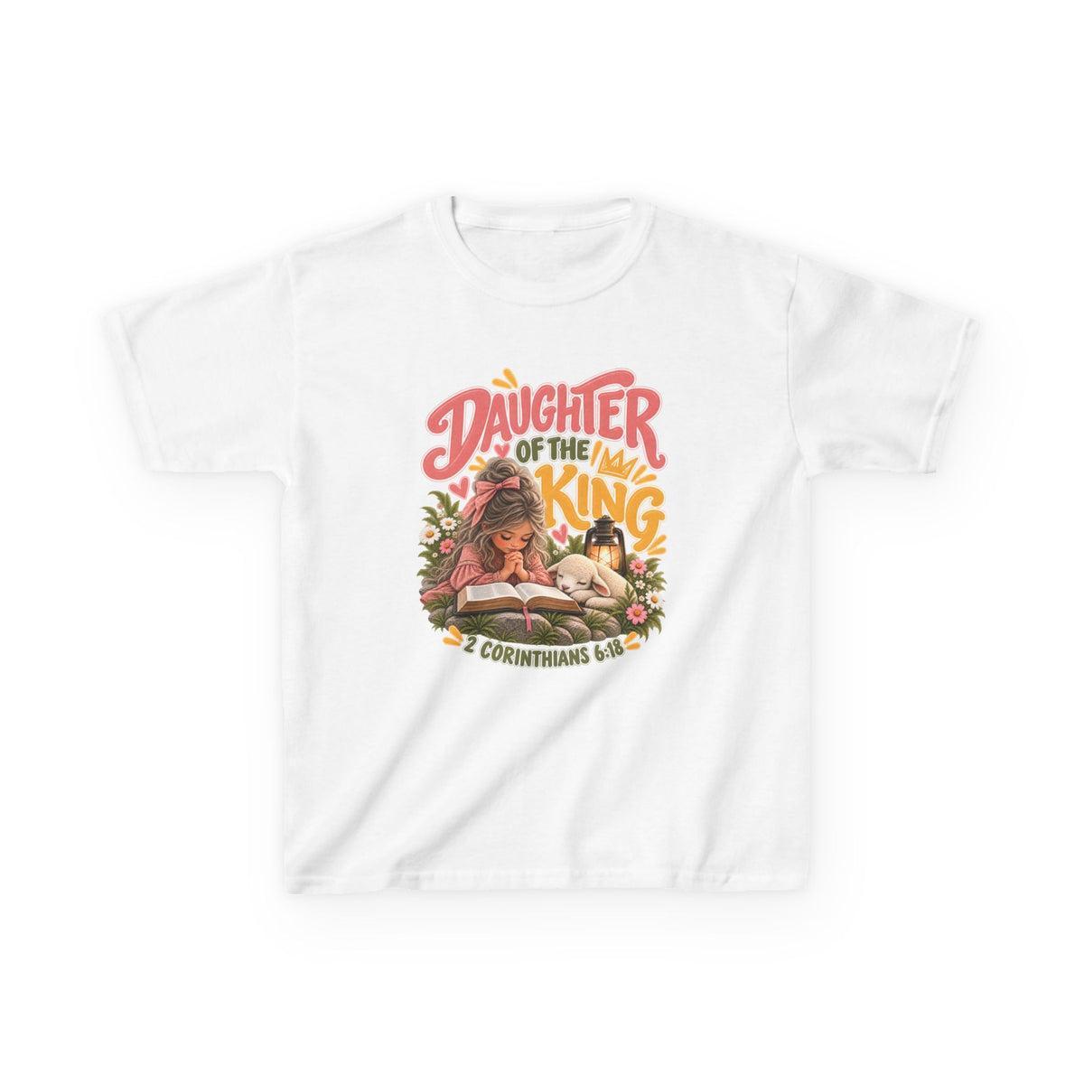 Daughter of the King Kids Christian T-Shirt- Ash Blonde
