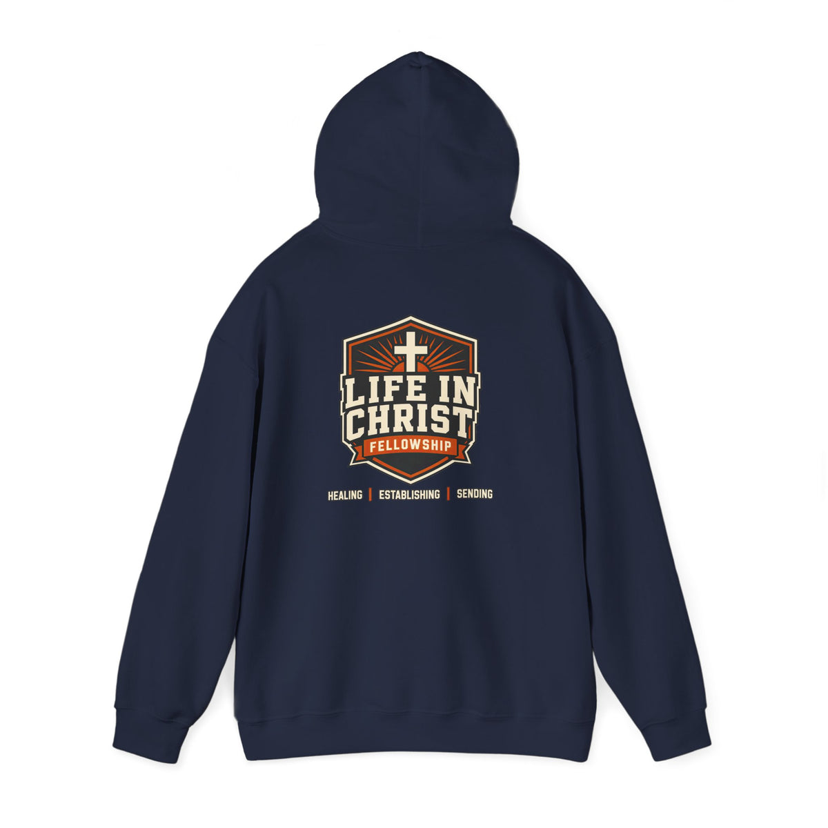 Life in Christ Hoodie — Church Fellowship Pullover (Life In Christ logo)