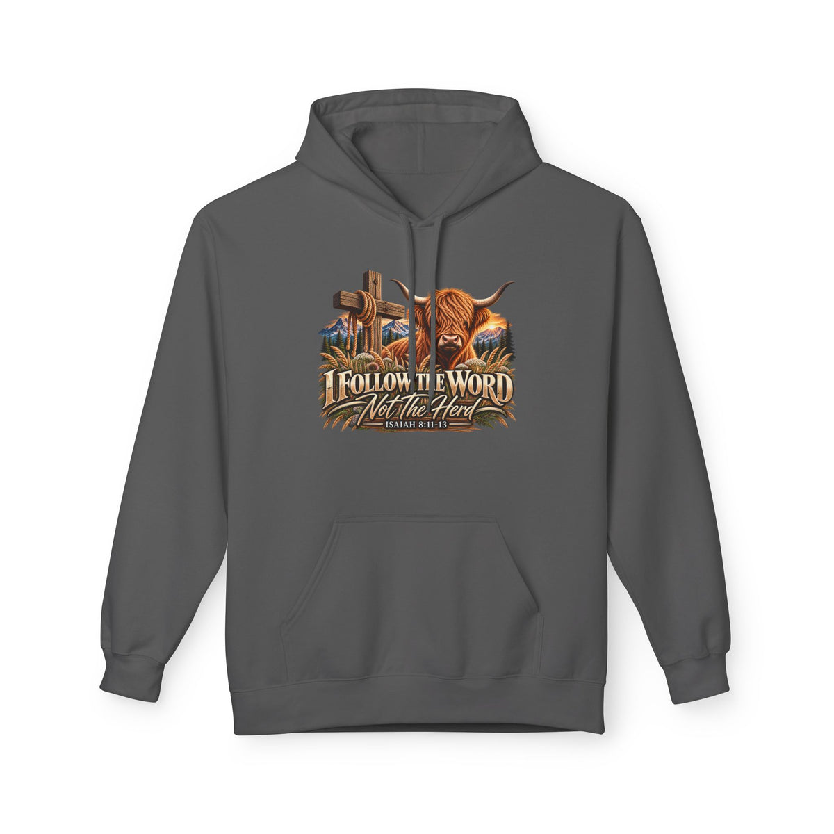 "Follow the Word Not the Herd" Christian Unisex Hoodie
