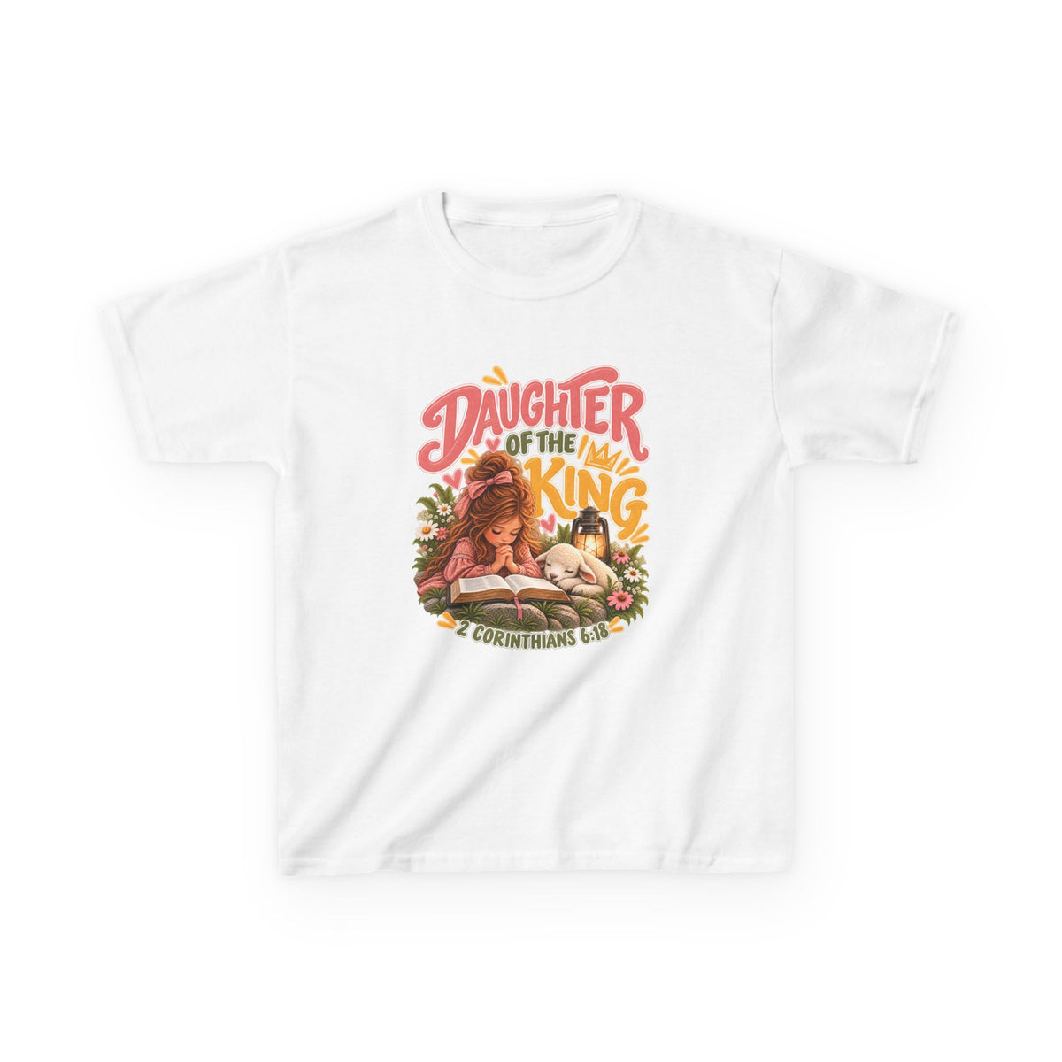 Daughter of the King Kids Tee- Red Hair