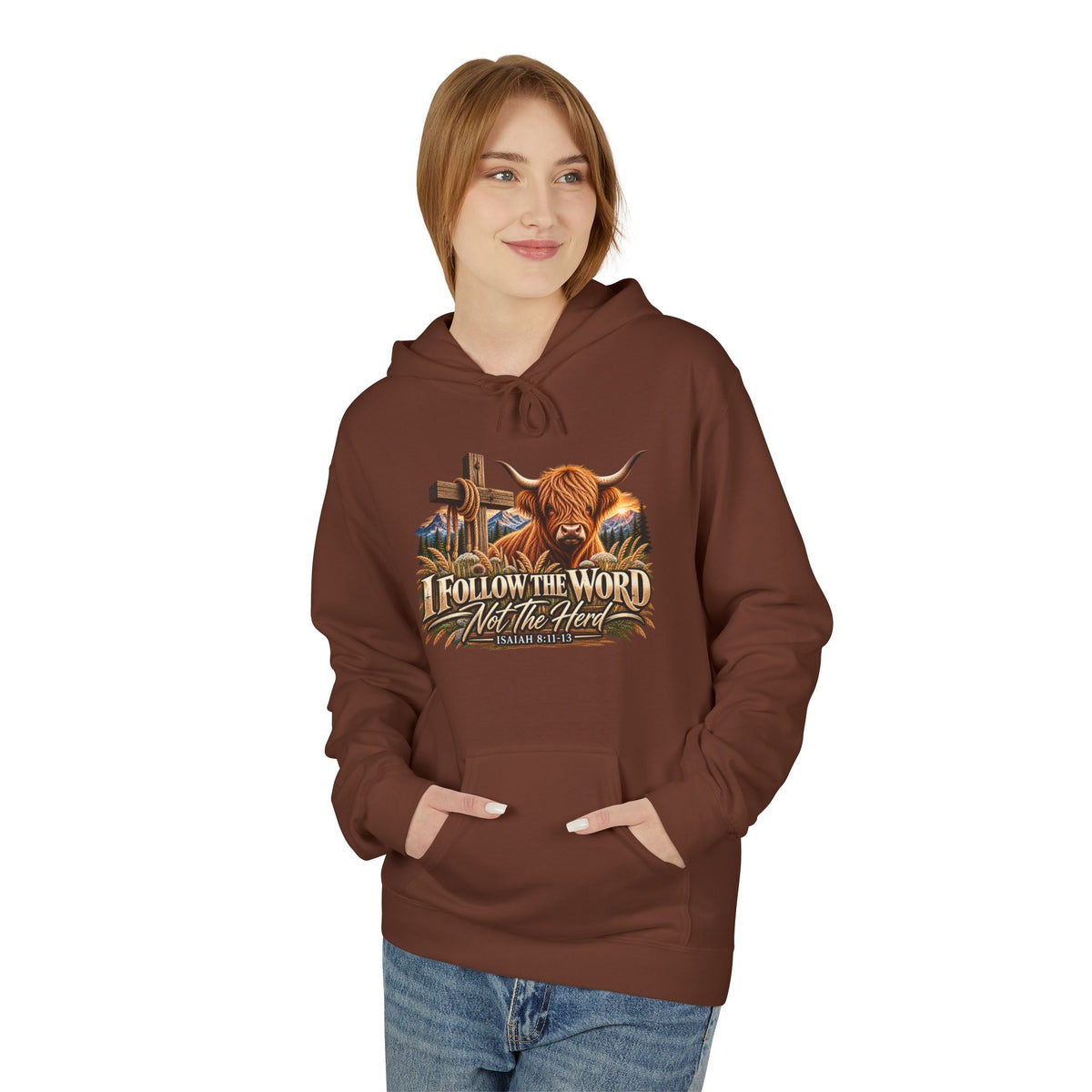 "Follow the Word Not the Herd" Christian Unisex Hoodie