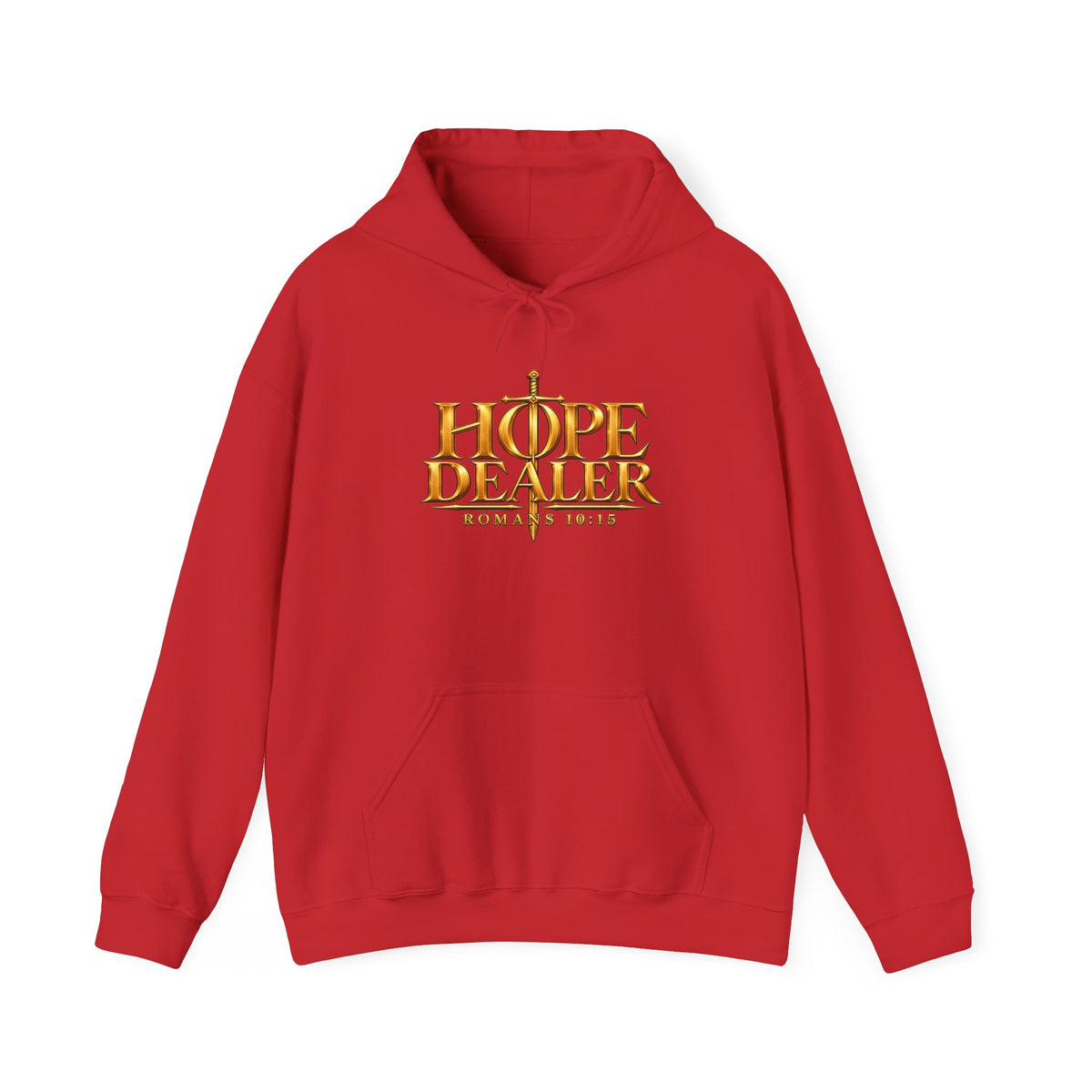"Hope Dealer" Christian Hoodie – Romans 10:15 Gospel & Faith Sweatshirt