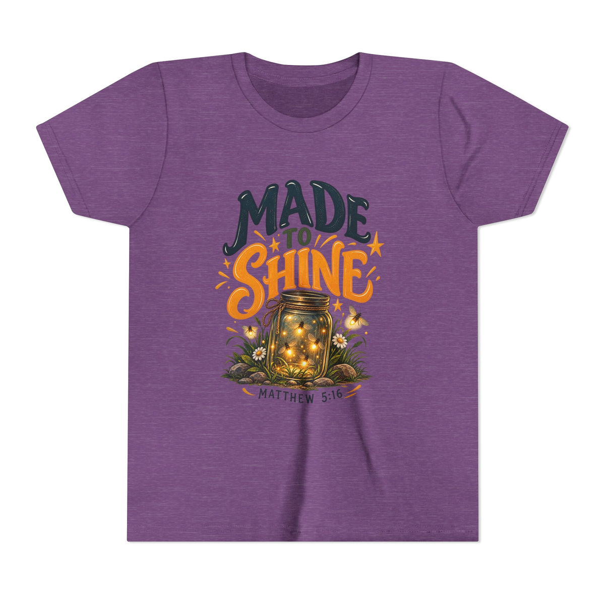 Made to Shine Matthew 5:16 Youth/Kids T-Shirt