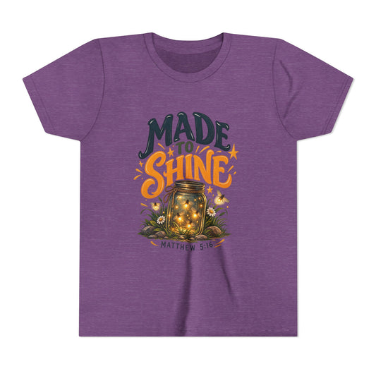 Made to Shine Matthew 5:16 Youth/Kids T-Shirt