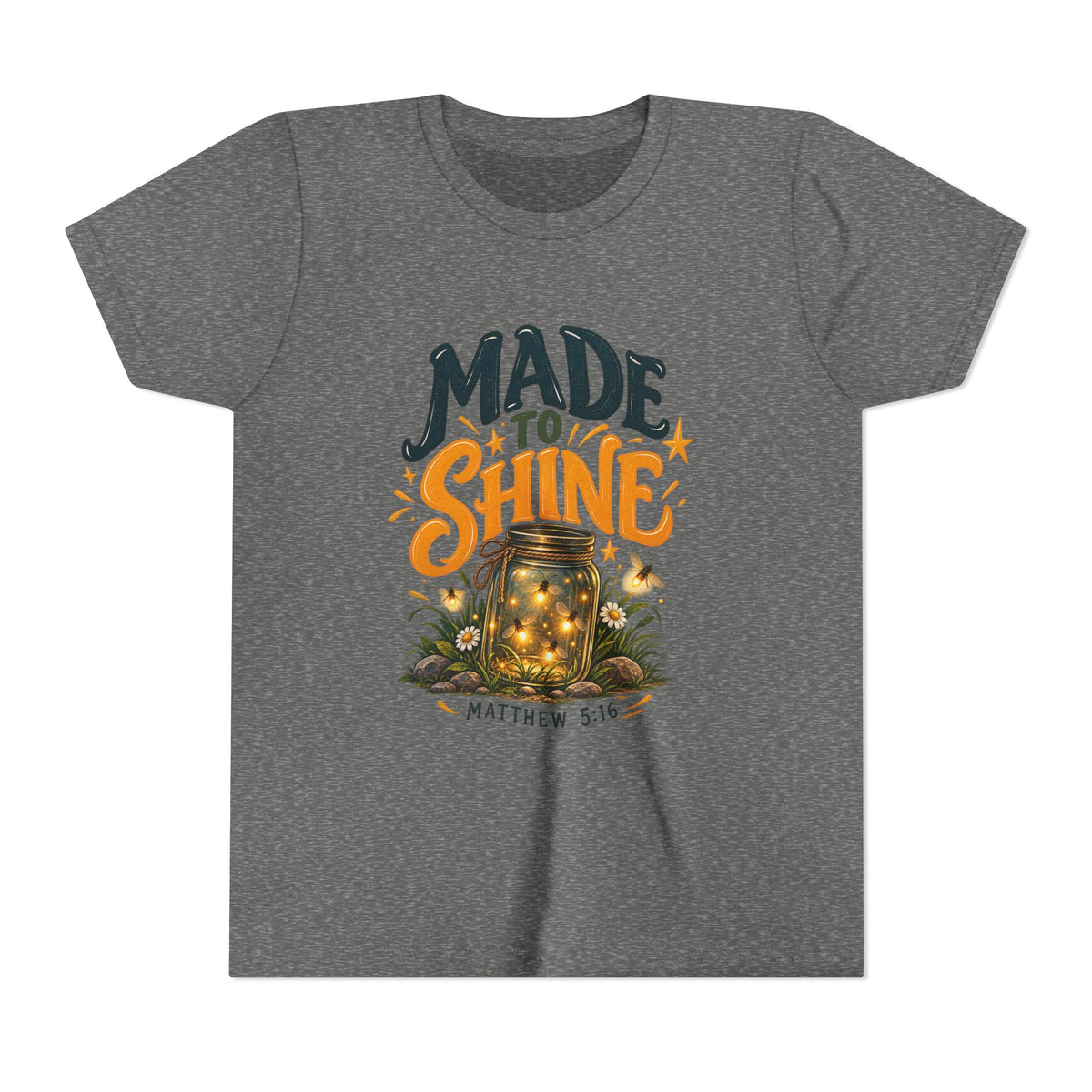 Made to Shine Matthew 5:16 Youth/Kids T-Shirt