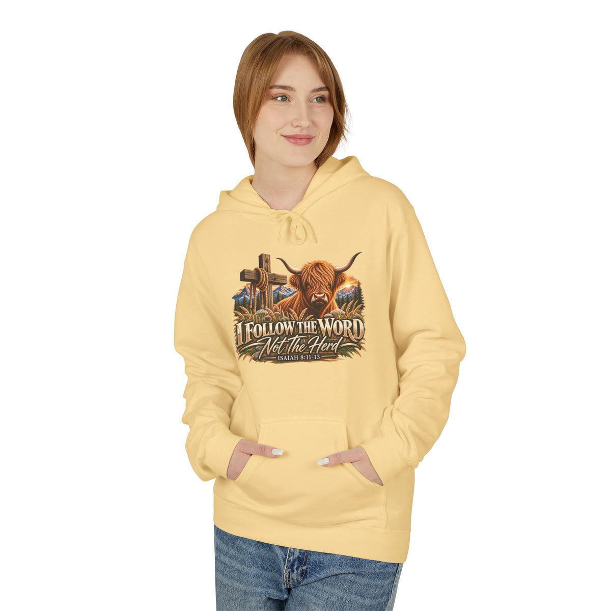 "Follow the Word Not the Herd" Christian Unisex Hoodie