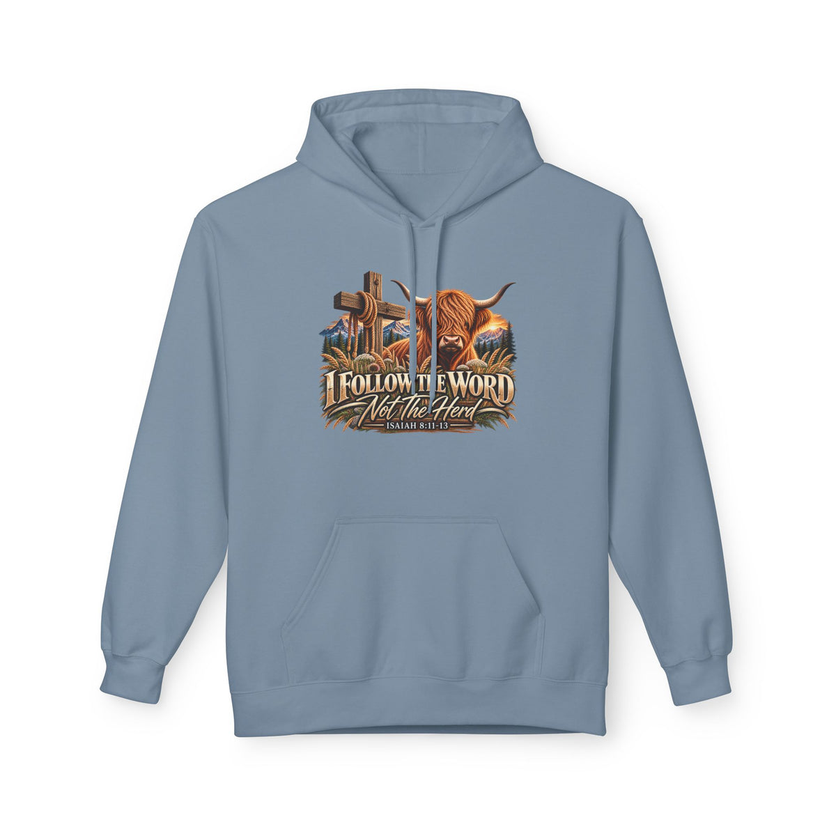 "Follow the Word Not the Herd" Christian Unisex Hoodie
