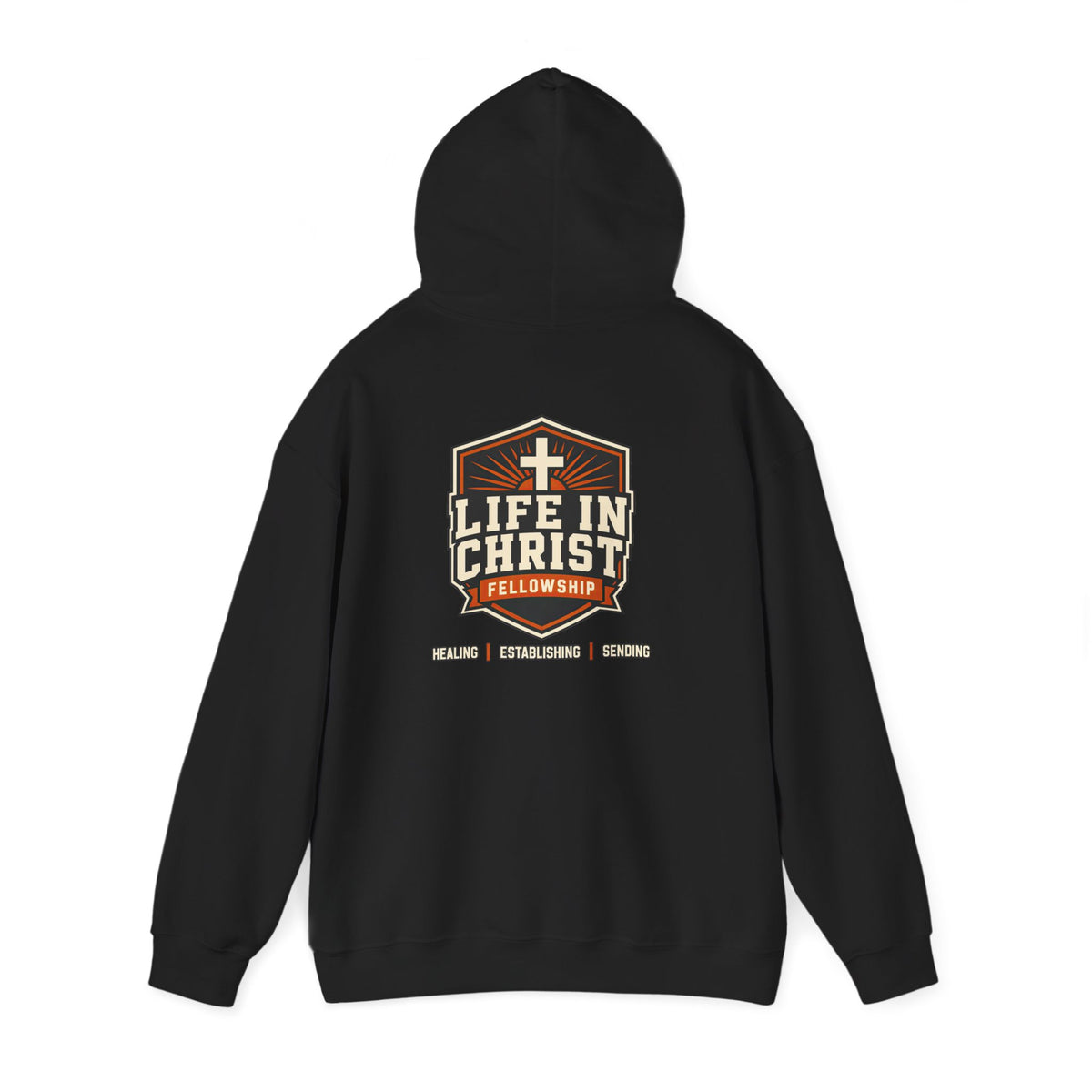 Life in Christ Hoodie — Church Fellowship Pullover (Life In Christ logo)