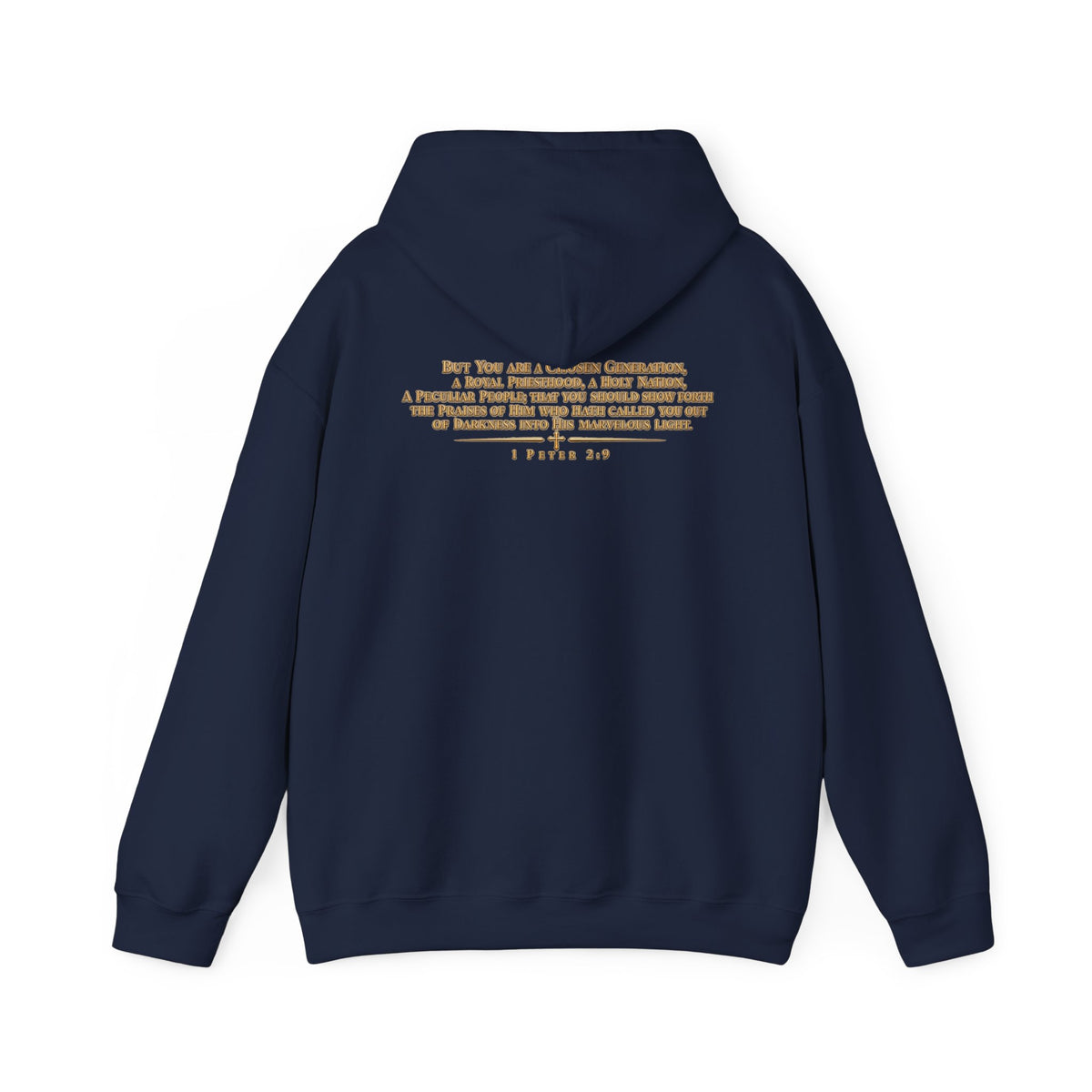 "Chosen" 1 Peter 2:9 Christian Bible Verse Hoodie Unisex