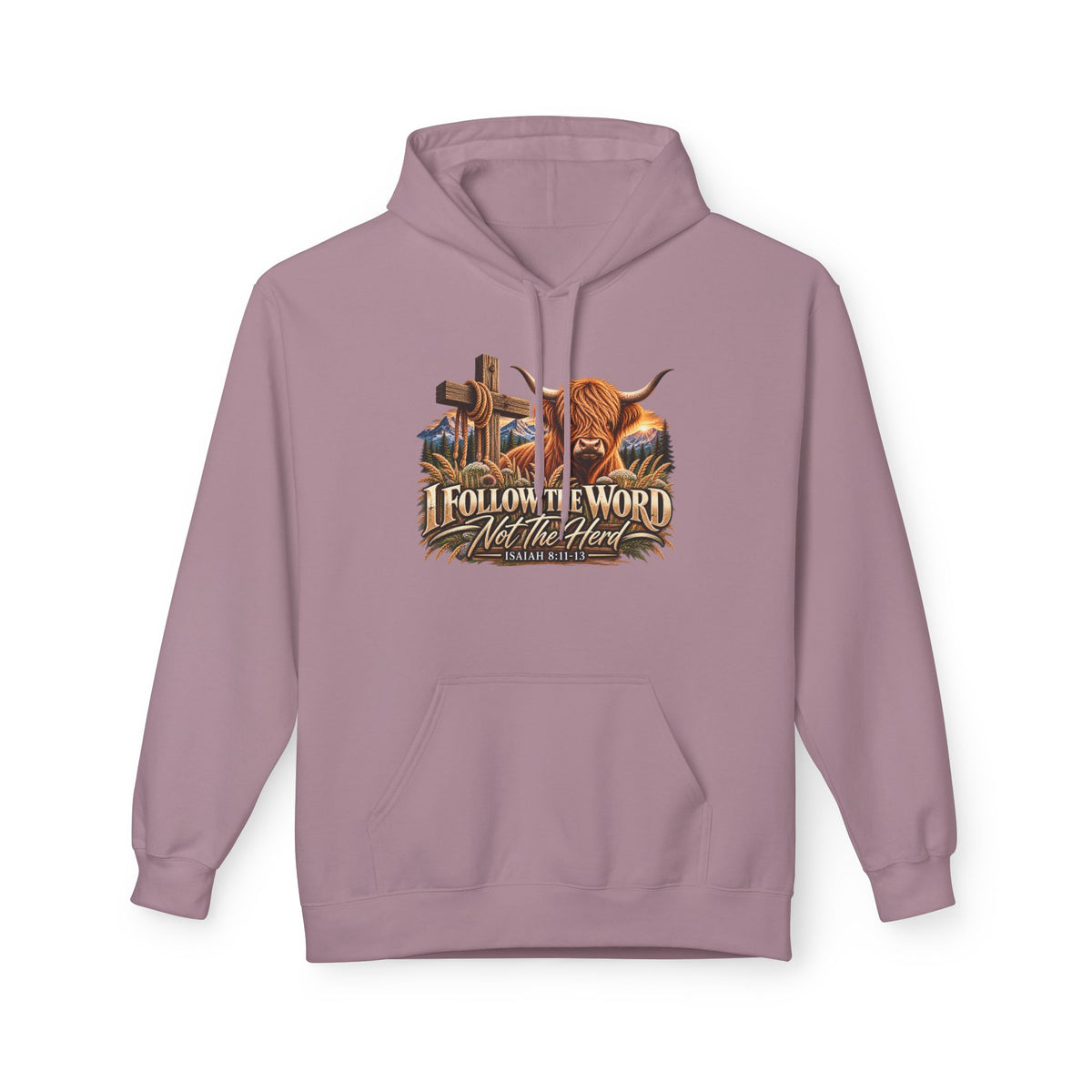 "Follow the Word Not the Herd" Christian Unisex Hoodie