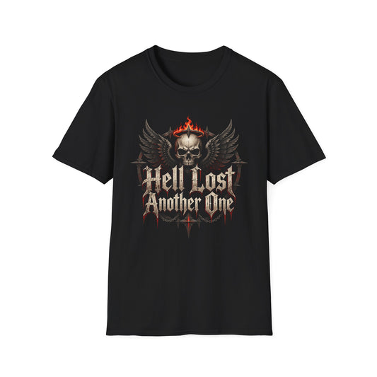 Hell Lost Another One Gothic Skull T-Shirt