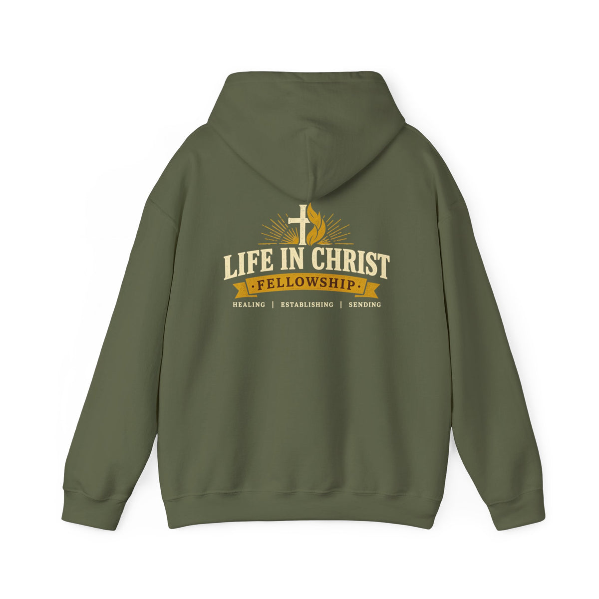 Life in Christ Fellowship Hoodie — Religious Christian Church Pullover