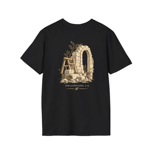 Still Under Construction Philippians 1:6 Christian T-Shirt