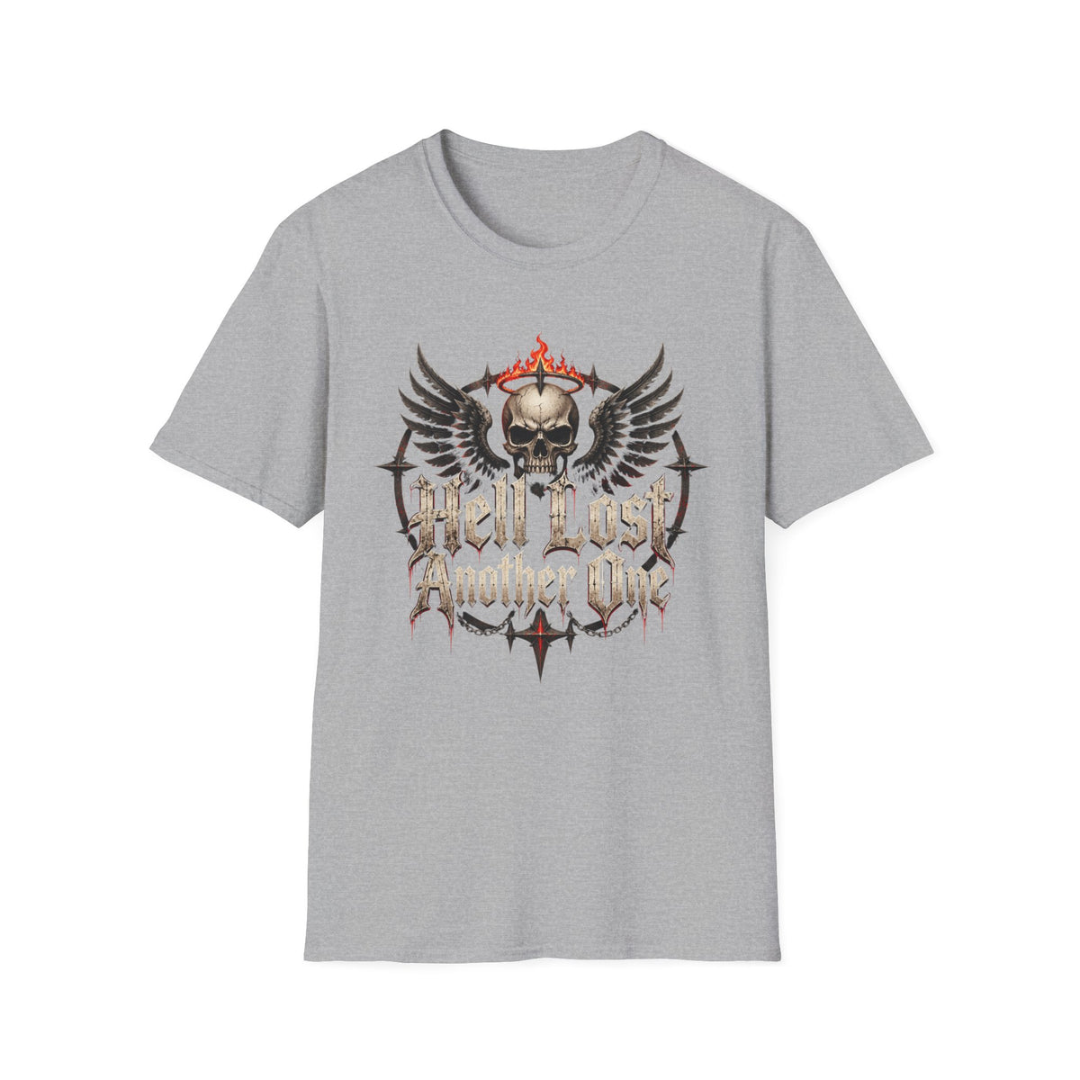 Hell Lost Another One Gothic Skull T-Shirt