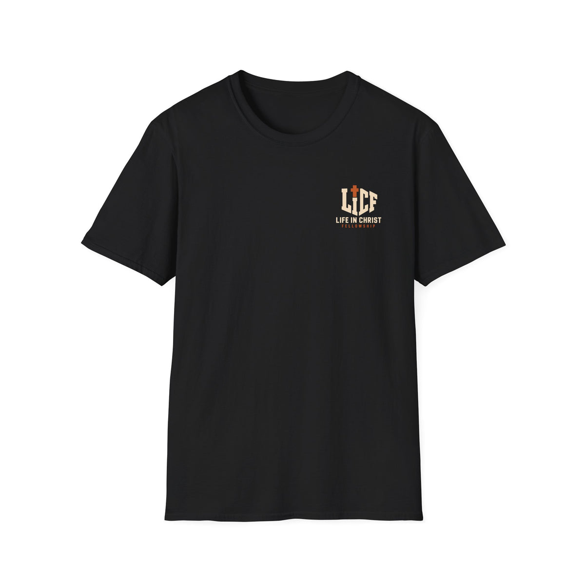 Christian T-Shirt — "Life in Christ Fellowship" Church Tee