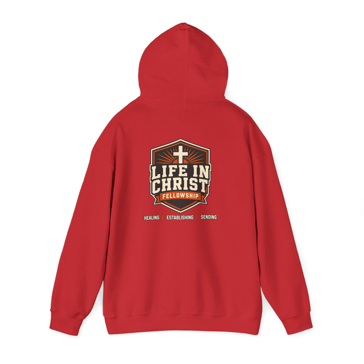 Life in Christ Hoodie — Church Fellowship Pullover (Life In Christ logo)