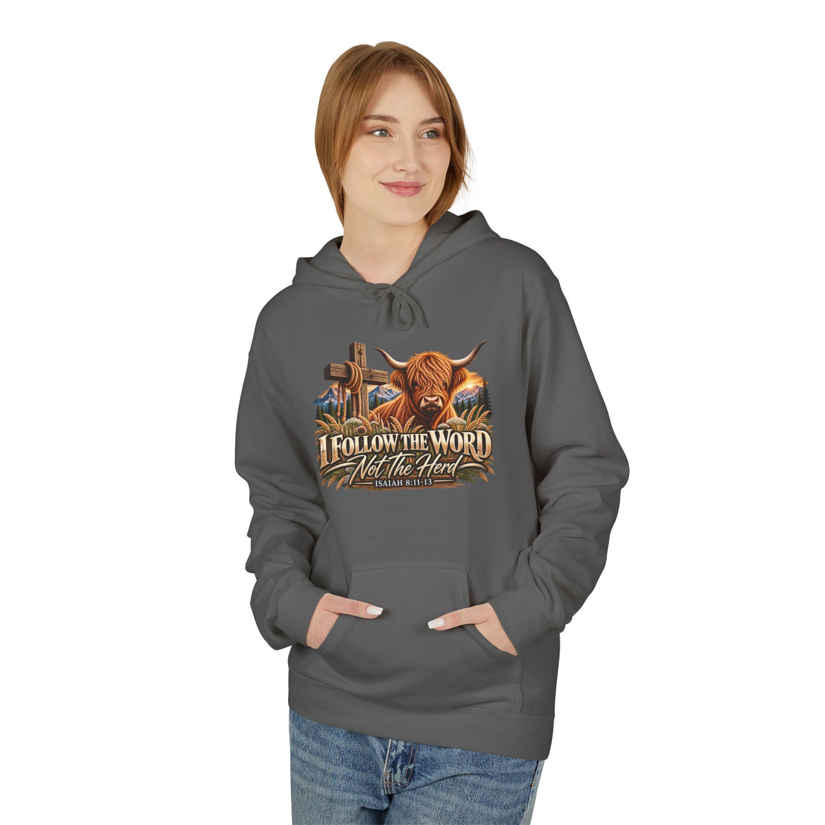 "Follow the Word Not the Herd" Christian Unisex Hoodie