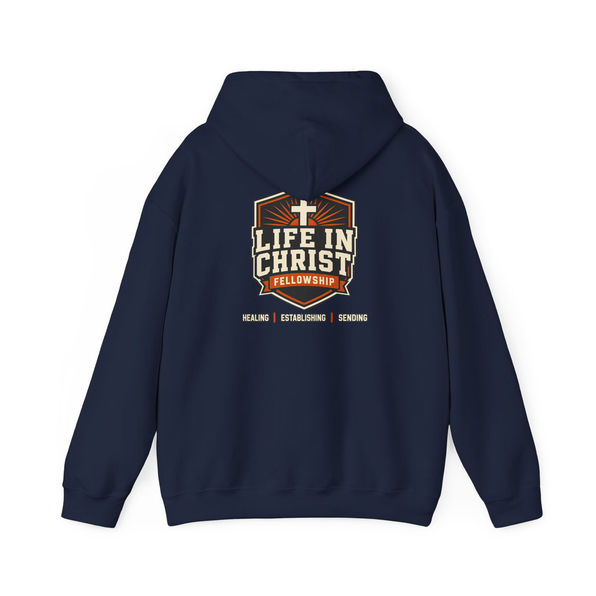 Life in Christ Hoodie — Church Fellowship Pullover (Life In Christ logo)