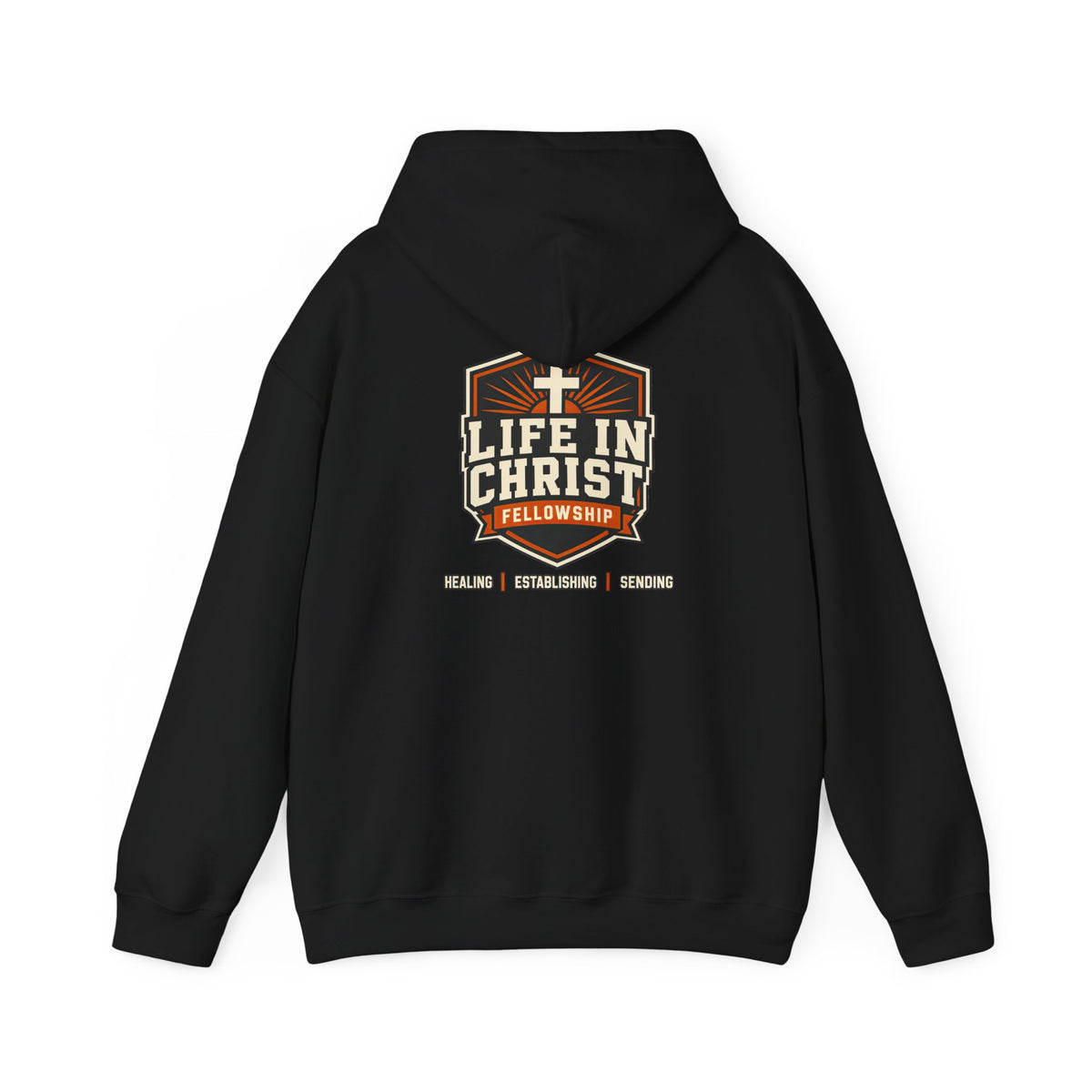 Life in Christ Hoodie — Church Fellowship Pullover (Life In Christ logo)