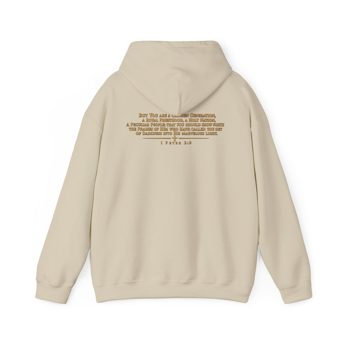 "Chosen" 1 Peter 2:9 Christian Bible Verse Hoodie Unisex