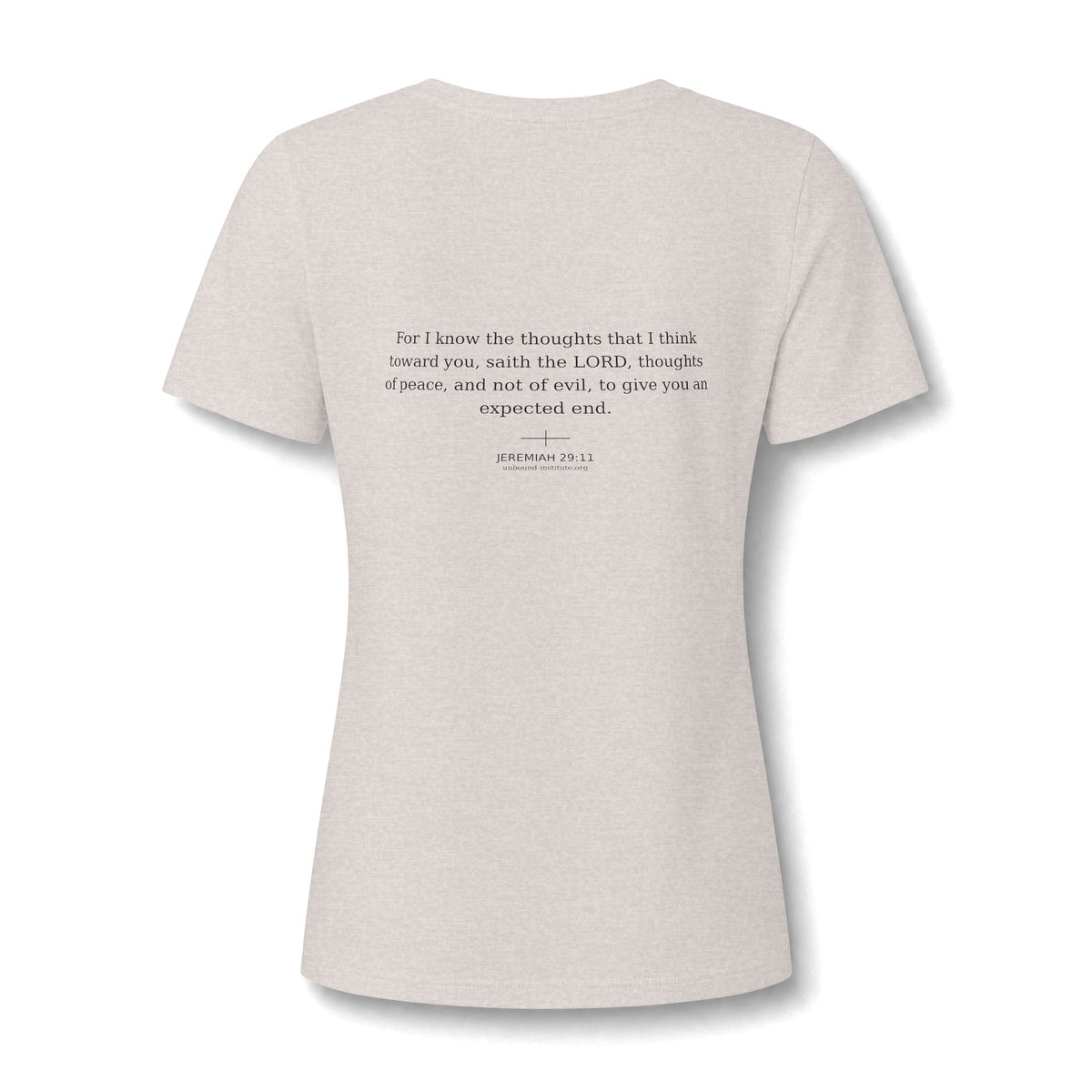 Women's V-Neck Tee — "Purpose" Inspirational Christian Shirt