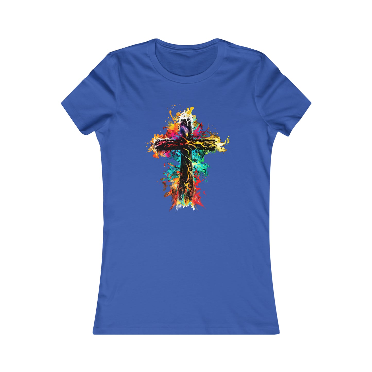 Milti Colored Cross Women's Favorite Tee