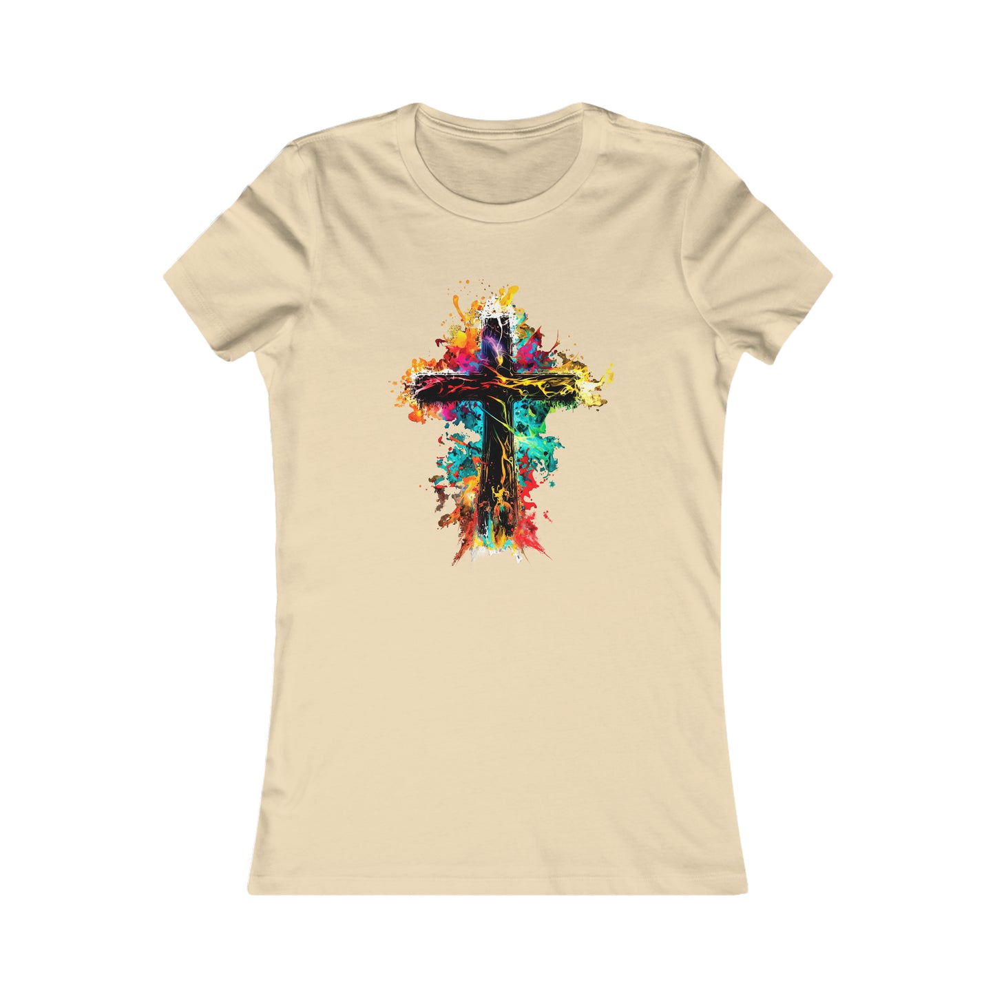 Milti Colored Cross Women's Favorite Tee