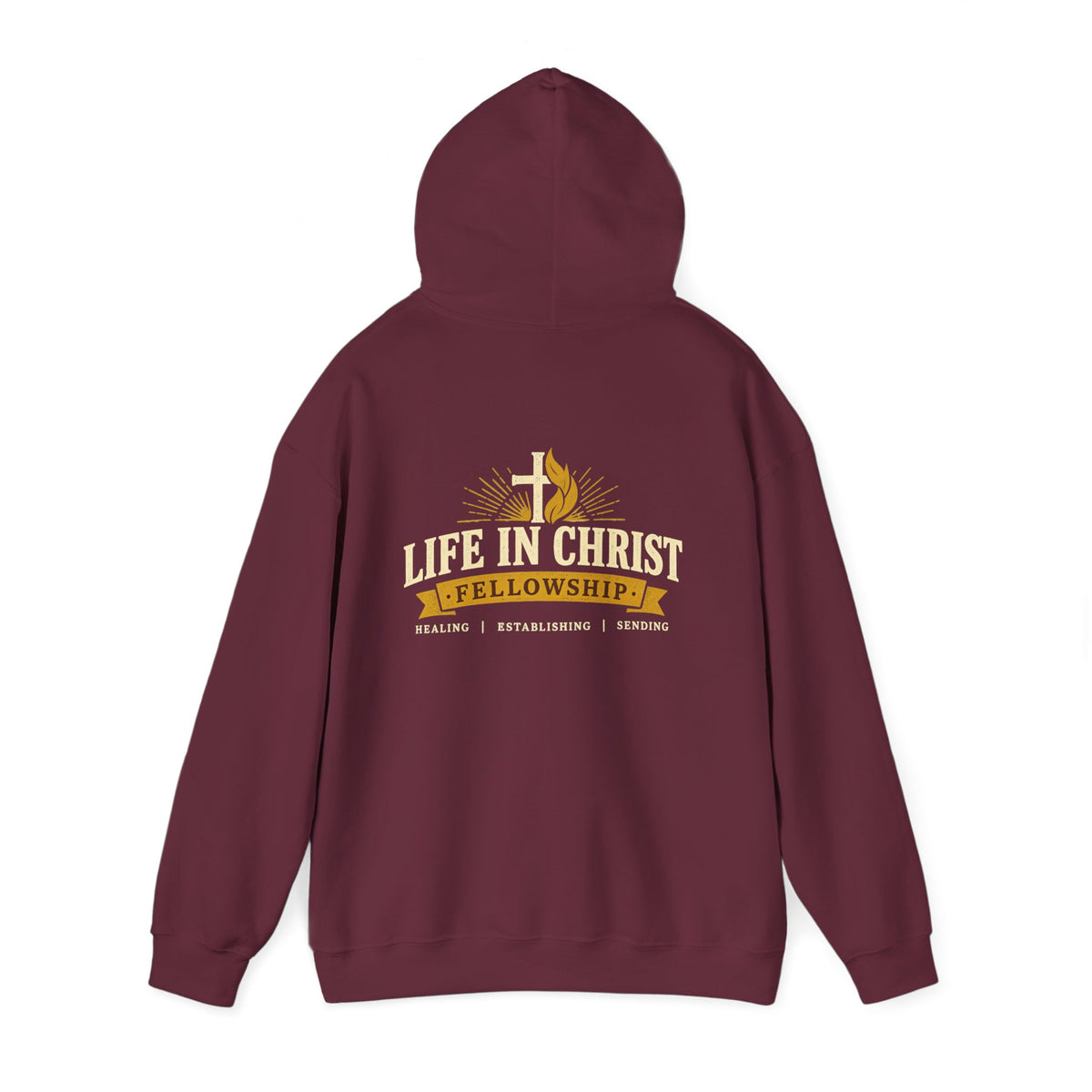 Life in Christ Fellowship Hoodie — Religious Christian Church Pullover