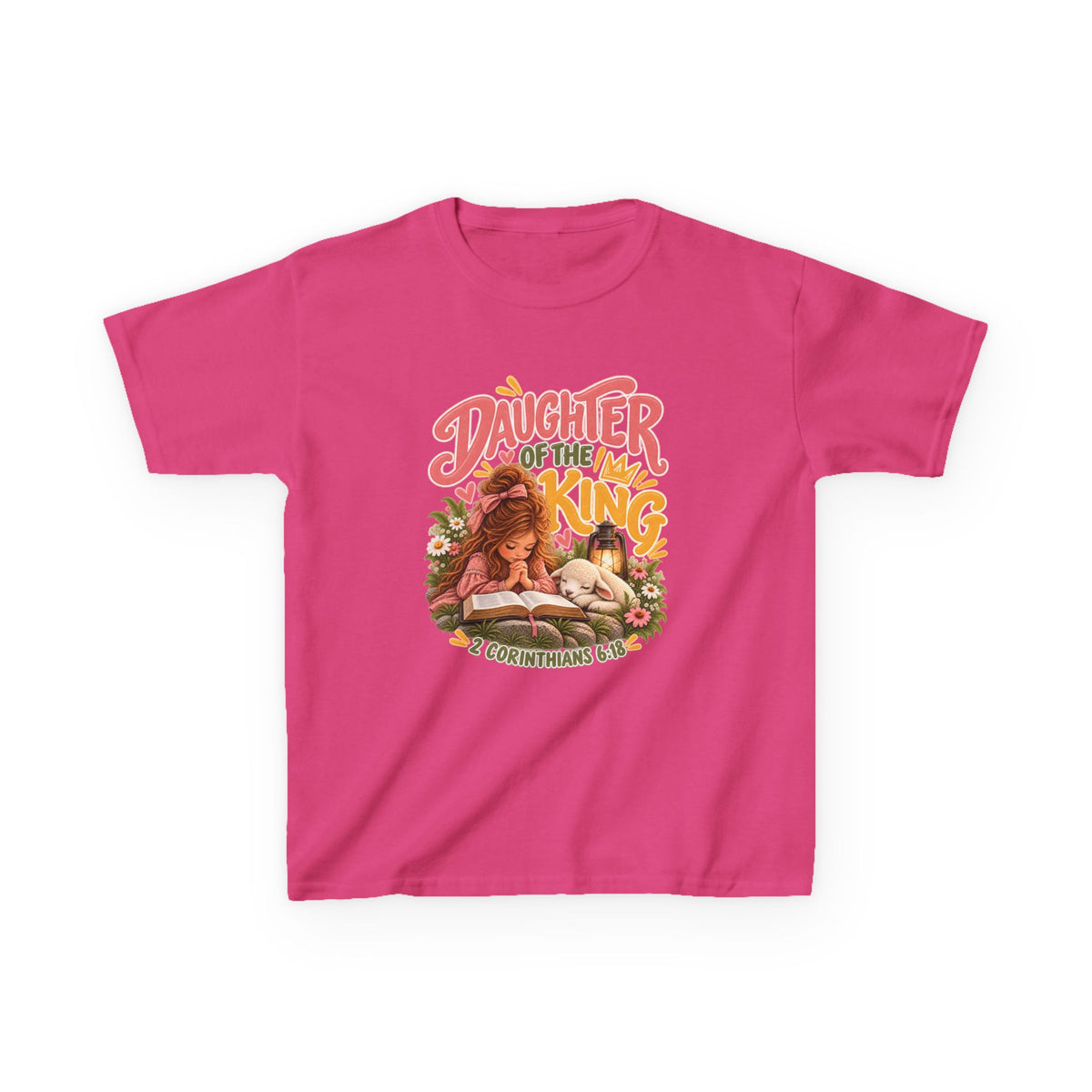 Daughter of the King Kids Tee- Red Hair