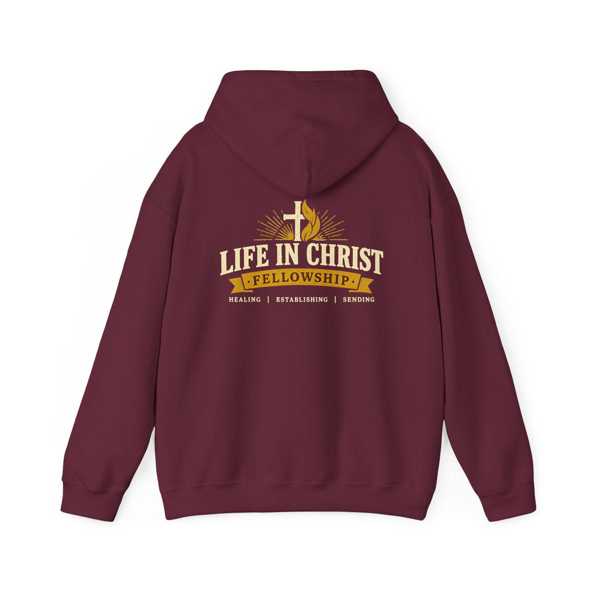 Life in Christ Fellowship Hoodie — Religious Christian Church Pullover