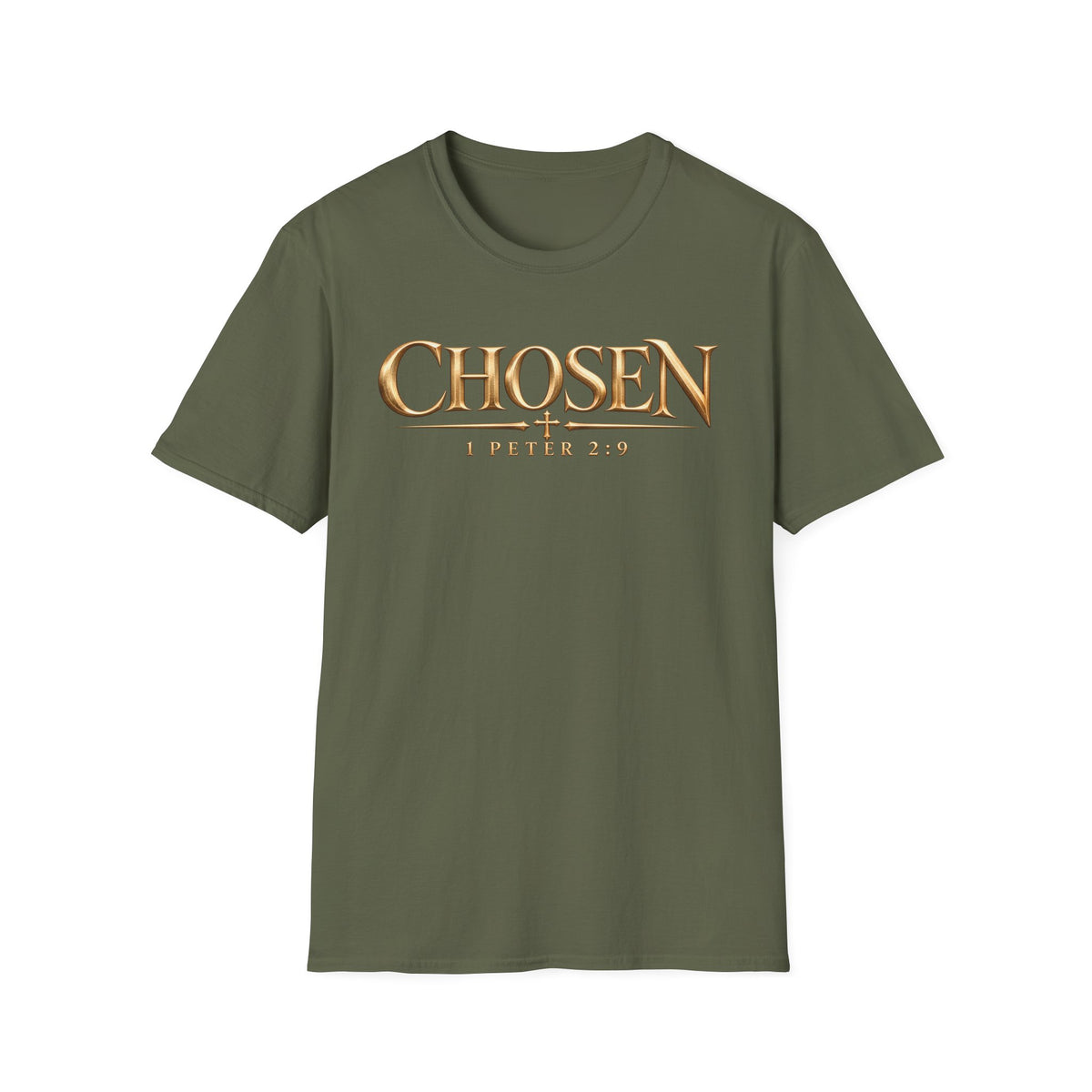 "Chosen" 1 Peter 2:9 Christian Faith T-Shirt Unisex
