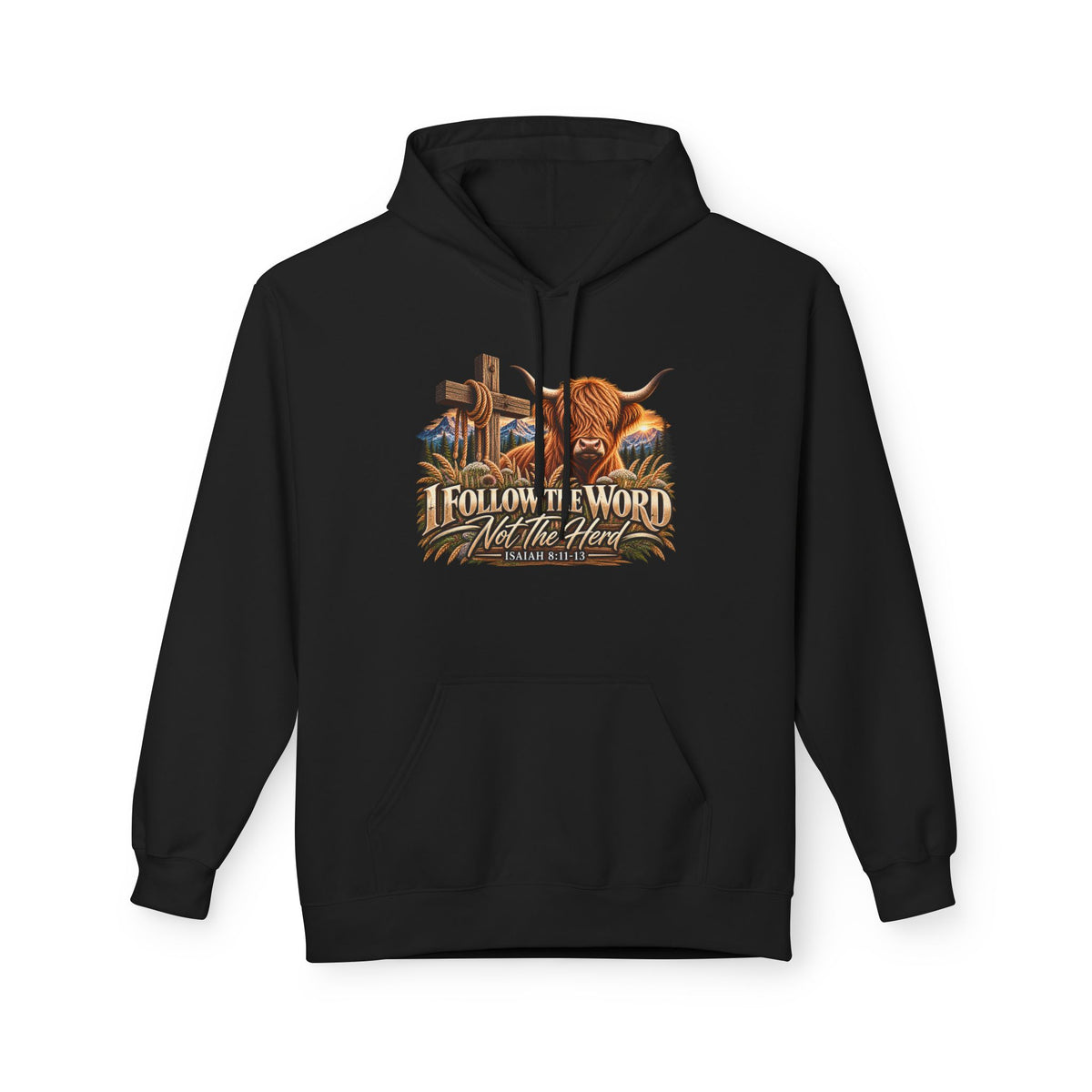 "Follow the Word Not the Herd" Christian Unisex Hoodie