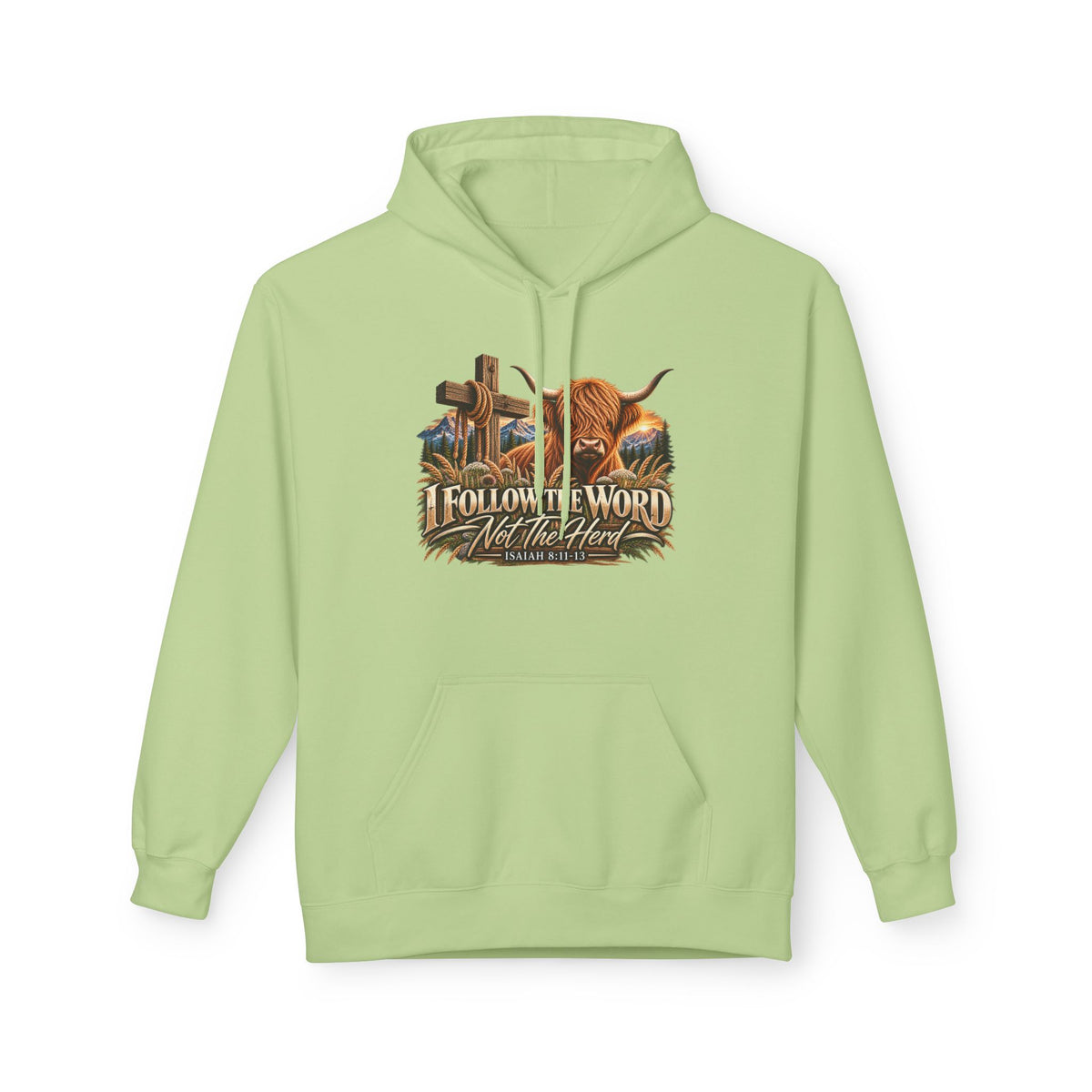 "Follow the Word Not the Herd" Christian Unisex Hoodie