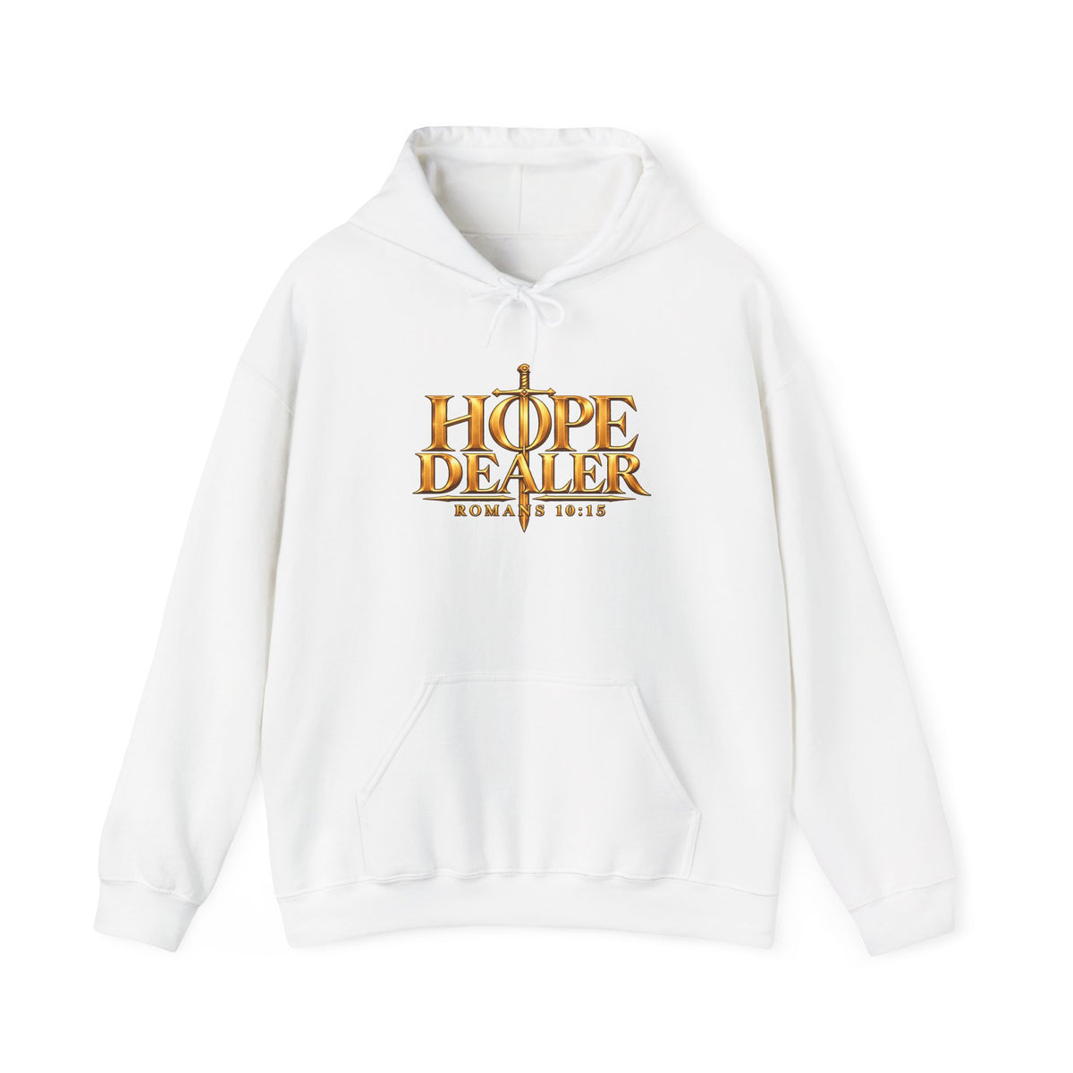 "Hope Dealer" Christian Hoodie – Romans 10:15 Gospel & Faith Sweatshirt