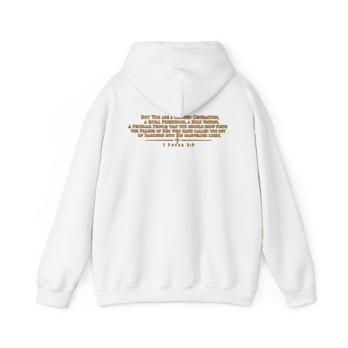 "Chosen" 1 Peter 2:9 Christian Bible Verse Hoodie Unisex
