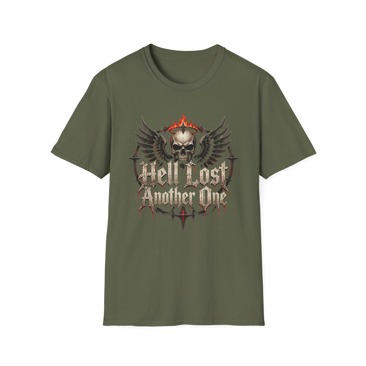 Hell Lost Another One Gothic Skull T-Shirt