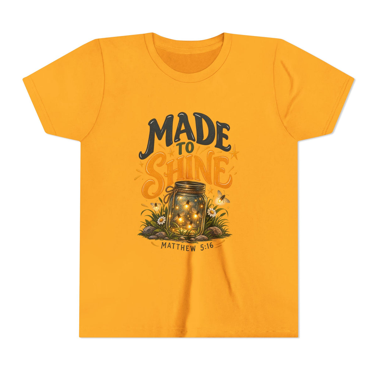 Made to Shine Matthew 5:16 Youth/Kids T-Shirt