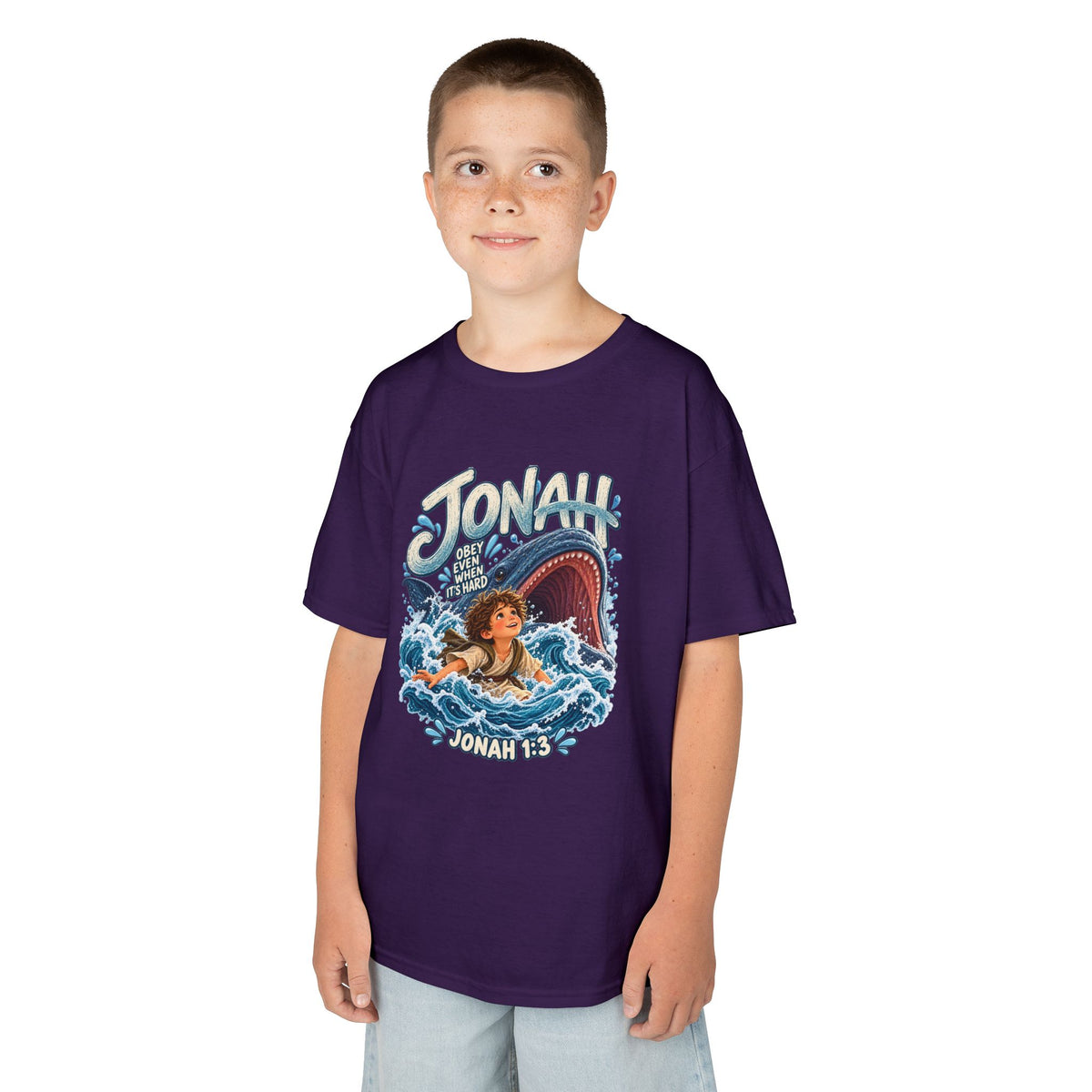 Jonah Bible Story Kids T-Shirt