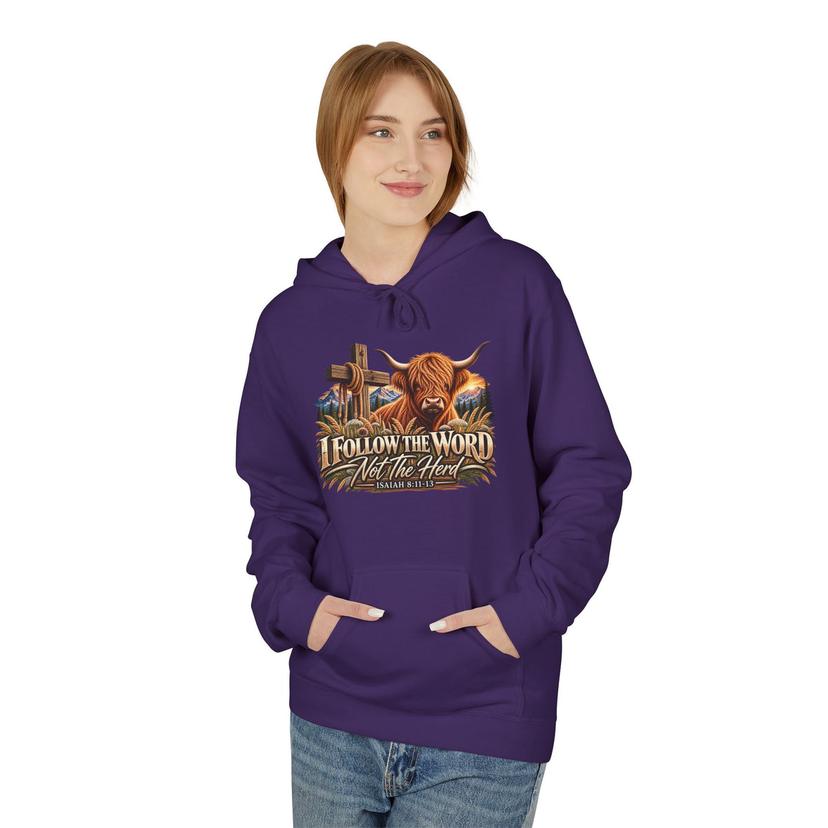 "Follow the Word Not the Herd" Christian Unisex Hoodie