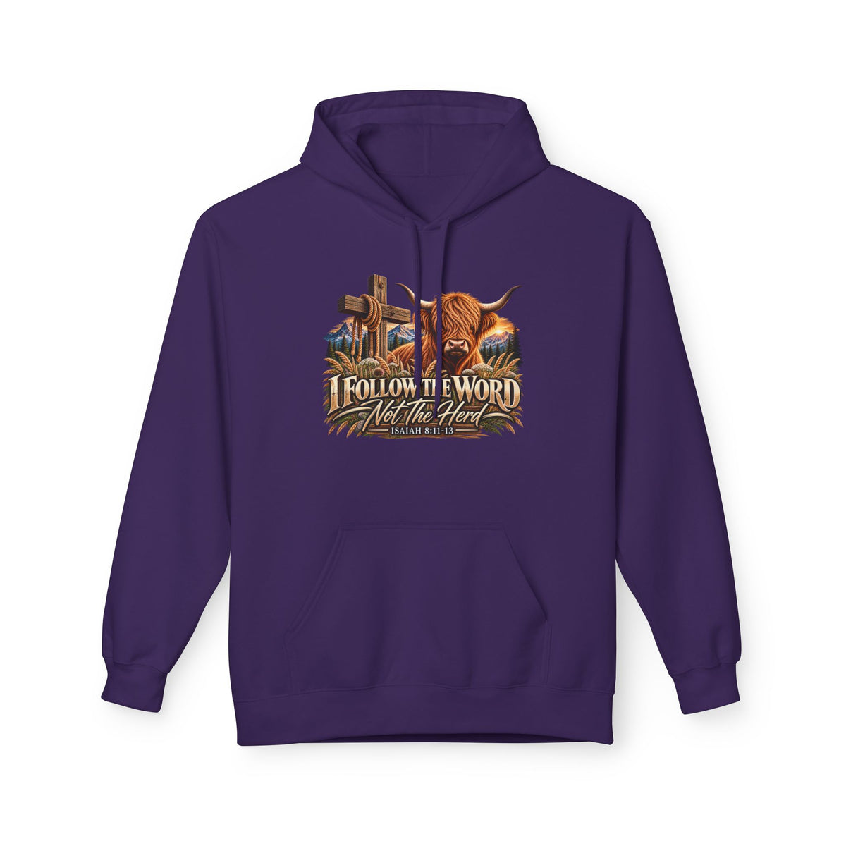 "Follow the Word Not the Herd" Christian Unisex Hoodie