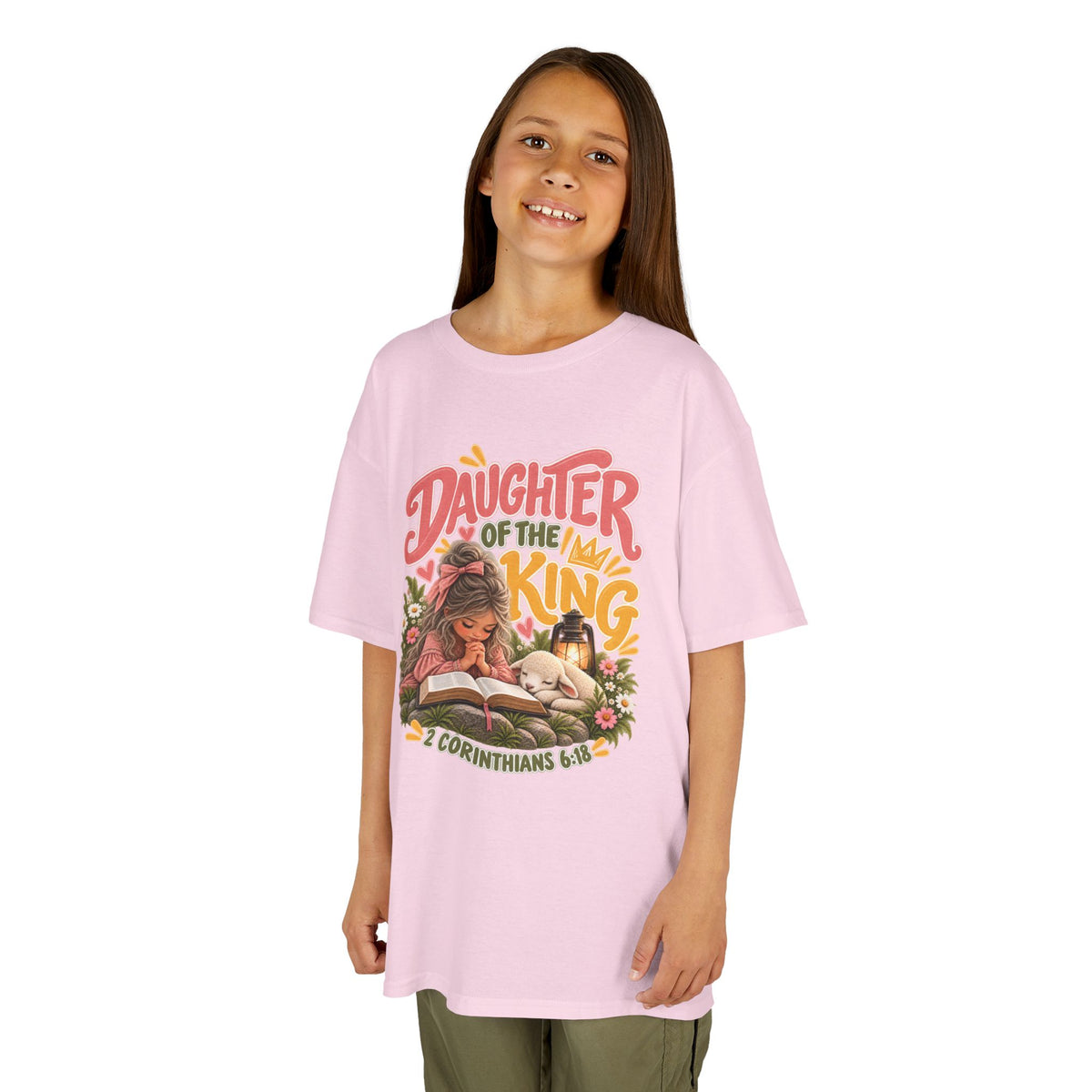 Daughter of the King Kids Christian T-Shirt- Ash Blonde