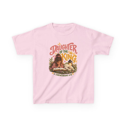 Daughter of the King - Brunette Kids Christian T-Shirt
