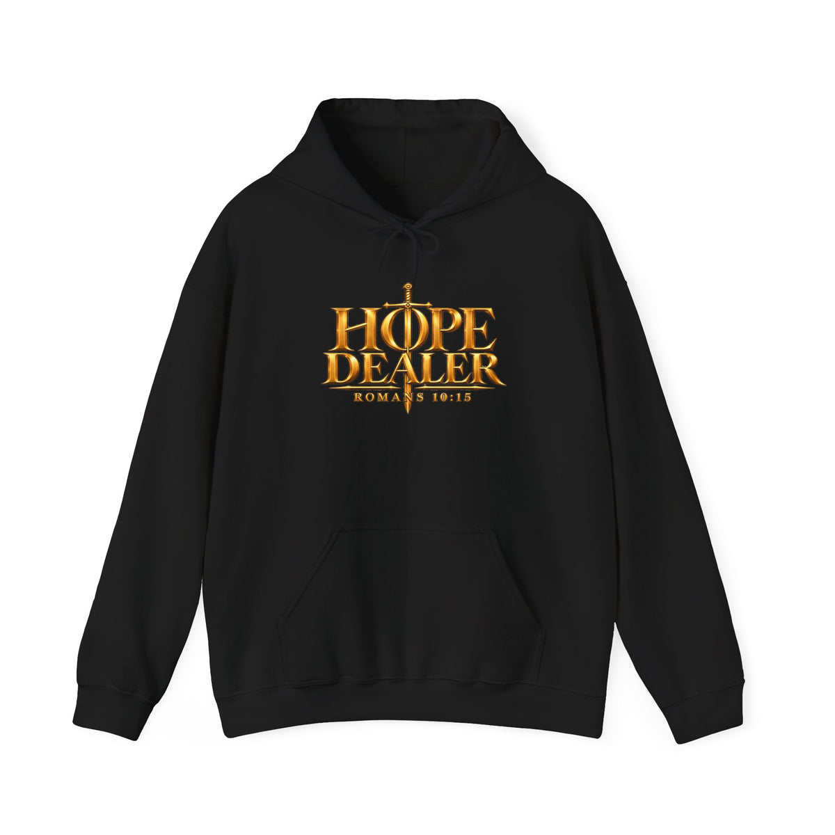 "Hope Dealer" Christian Hoodie – Romans 10:15 Gospel & Faith Sweatshirt